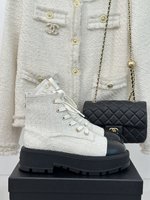 Chanel Short Boots Rubber Sheepskin Fall/Winter Collection