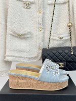 Chanel Shoes Slippers Buy AAA Cheap
 Rubber Sheepskin Silk