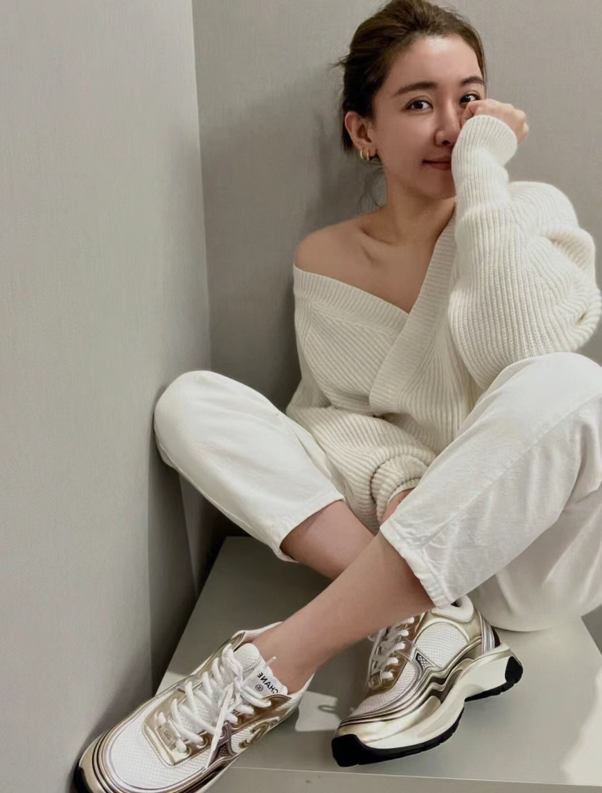 NO:747409,On-foot demonstration pictures, casual shoes/sports shoes, sneakers19860909上脚示范图,休闲鞋/运动鞋,sneakers,Women's Shoes