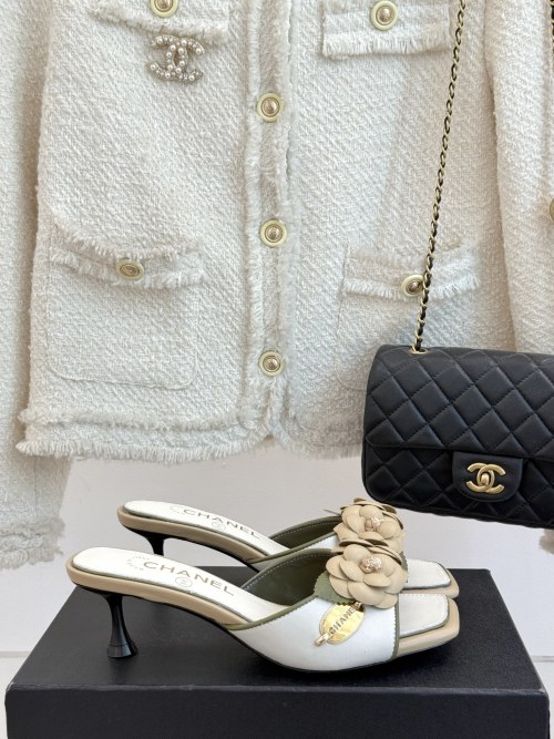 Chanel Camellia High Heel Sandals - Elegant Summer Style for Women 1 Chanel Camellia High Heel Sandals - Elegant Summer Style for Women