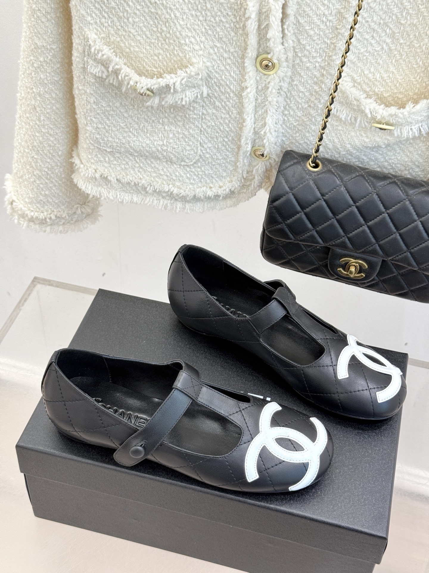Chanel Women's Classic Double C Mary Jane Ballet Flats - Iconic Design 4 i1757004131737 9247 0 2