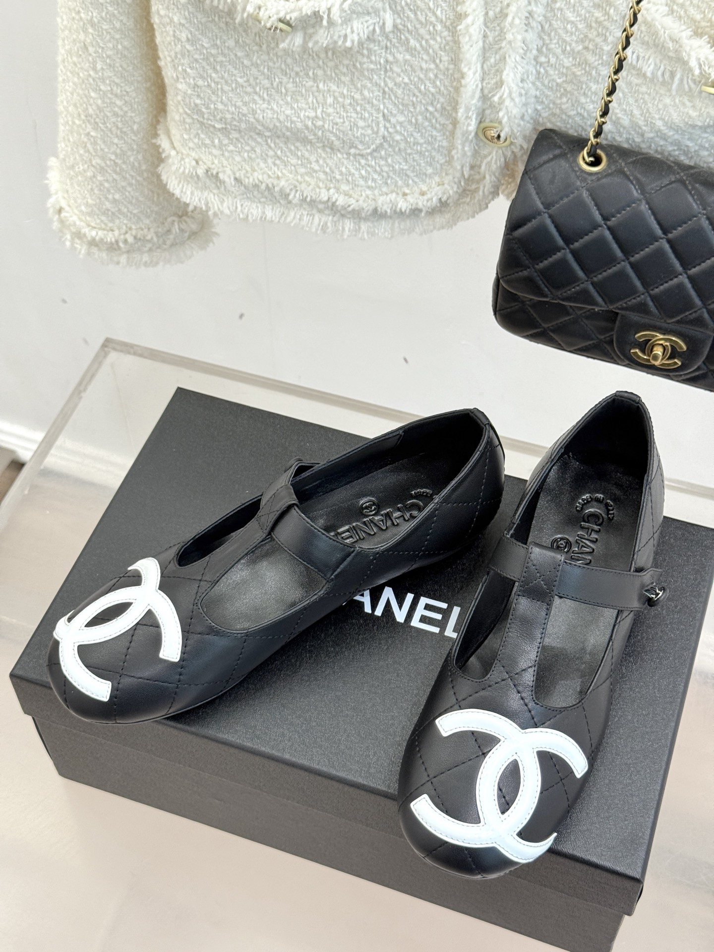 Chanel Women's Classic Double C Mary Jane Ballet Flats - Iconic Design 2 i1757004132879 2138 0 1