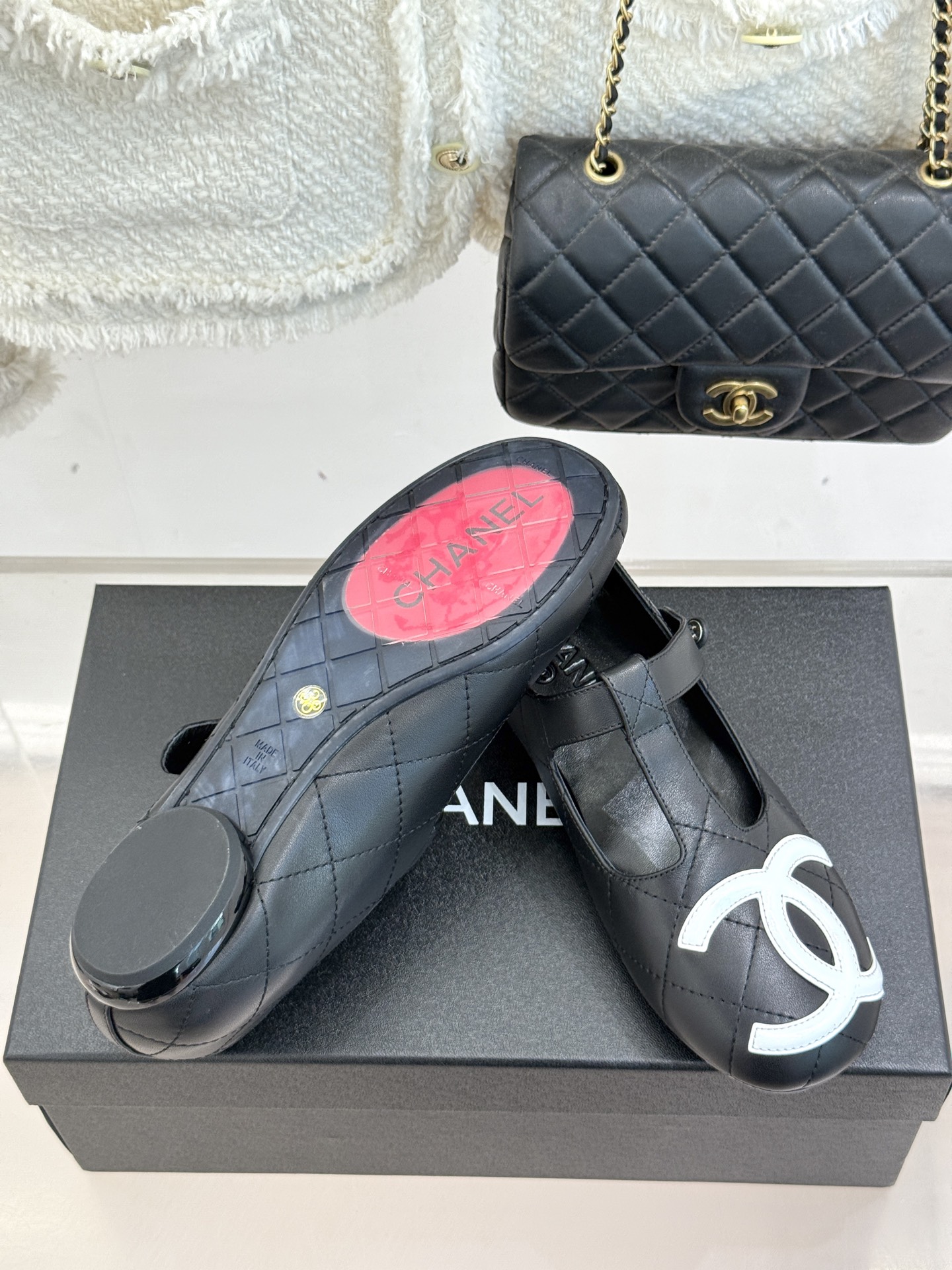 Chanel Women's Classic Double C Mary Jane Ballet Flats - Iconic Design 10 i1757004132910 4859 0 8