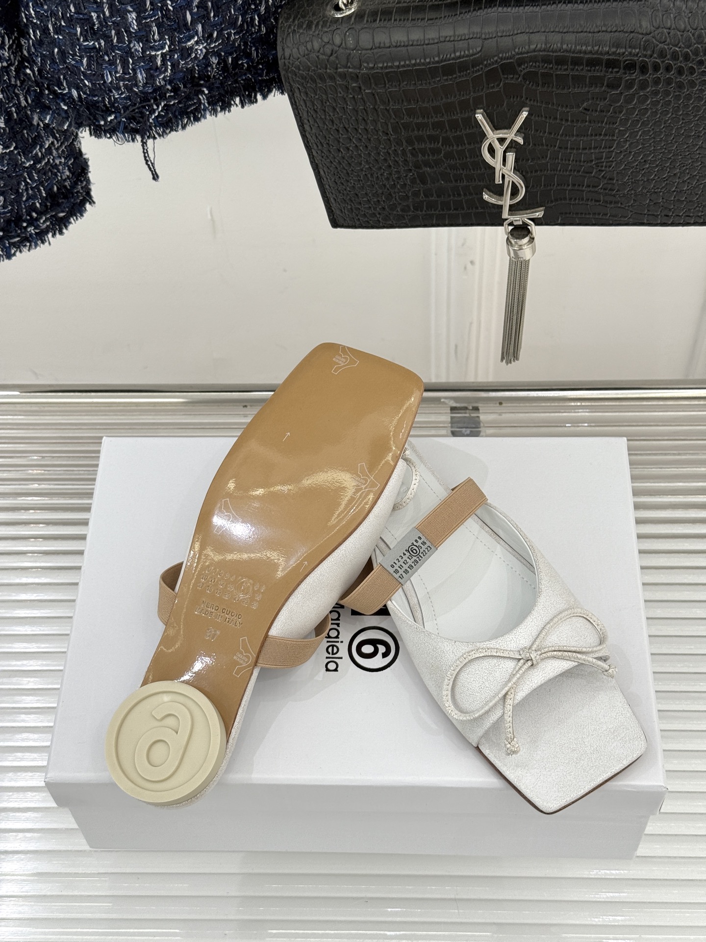 MaisonMargiela｜MM6马吉拉方头蝴蝶结凉拖芭蕾舞鞋当先锋解构主义邂逅夏日慵懒这双鞋为日常注