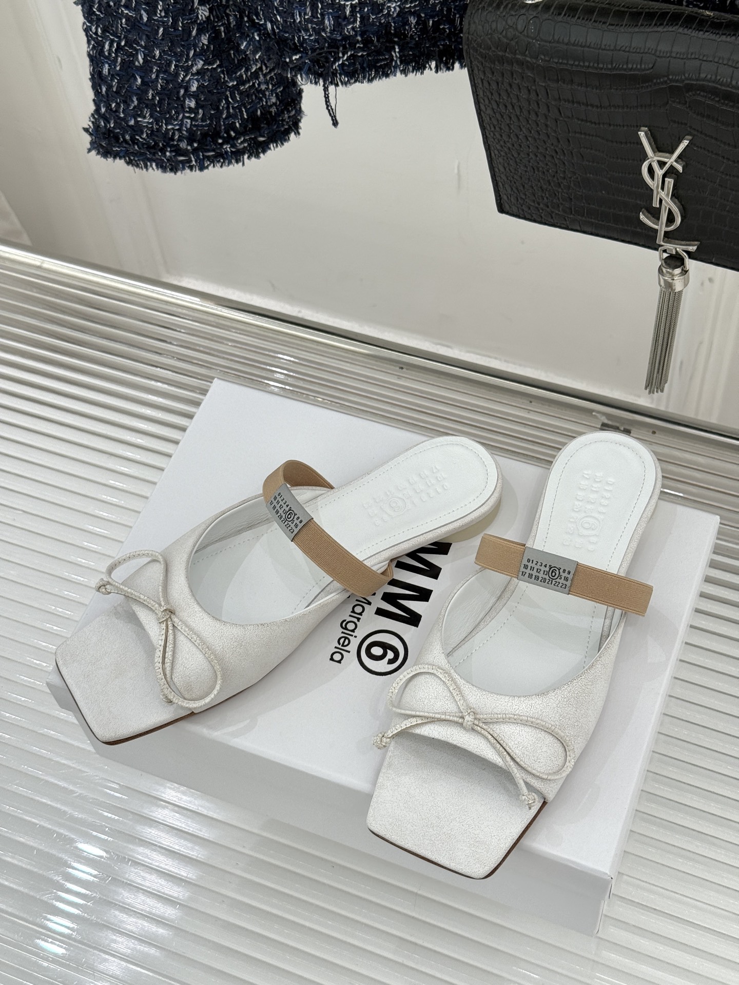 MaisonMargiela｜MM6马吉拉方头蝴蝶结凉拖芭蕾舞鞋当先锋解构主义邂逅夏日慵懒这双鞋为日常注