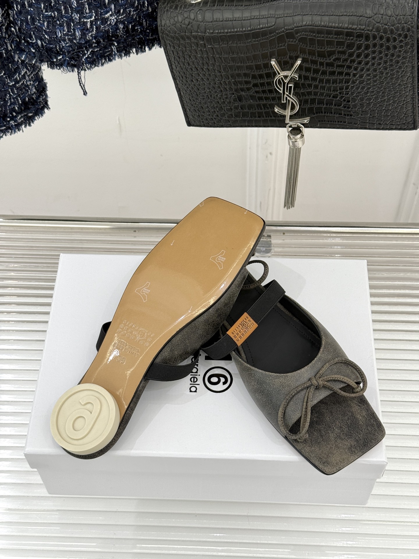 MaisonMargiela｜MM6马吉拉方头蝴蝶结凉拖芭蕾舞鞋当先锋解构主义邂逅夏日慵懒这双鞋为日常注