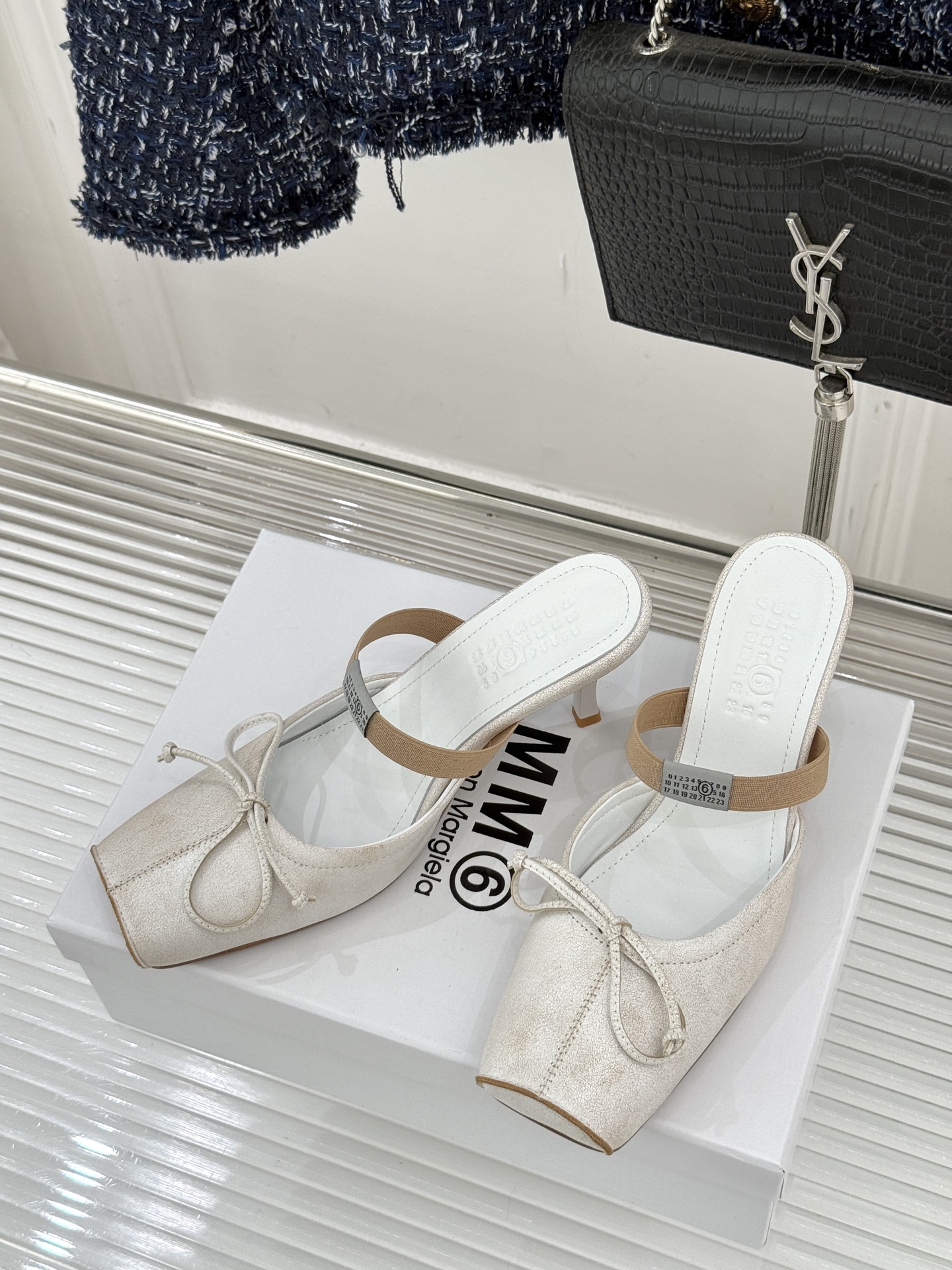 MaisonMargiela｜MM6马吉拉方头蝴蝶结凉拖芭蕾舞鞋当先锋解构主义邂逅夏日慵懒这双鞋为日常注