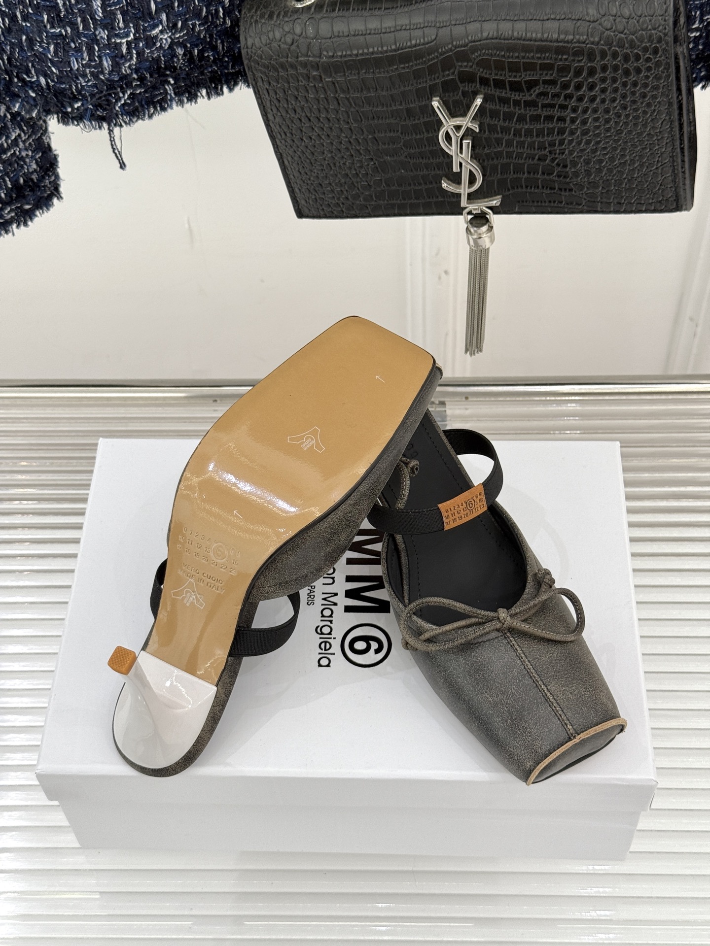 MaisonMargiela｜MM6马吉拉方头蝴蝶结凉拖芭蕾舞鞋当先锋解构主义邂逅夏日慵懒这双鞋为日常注