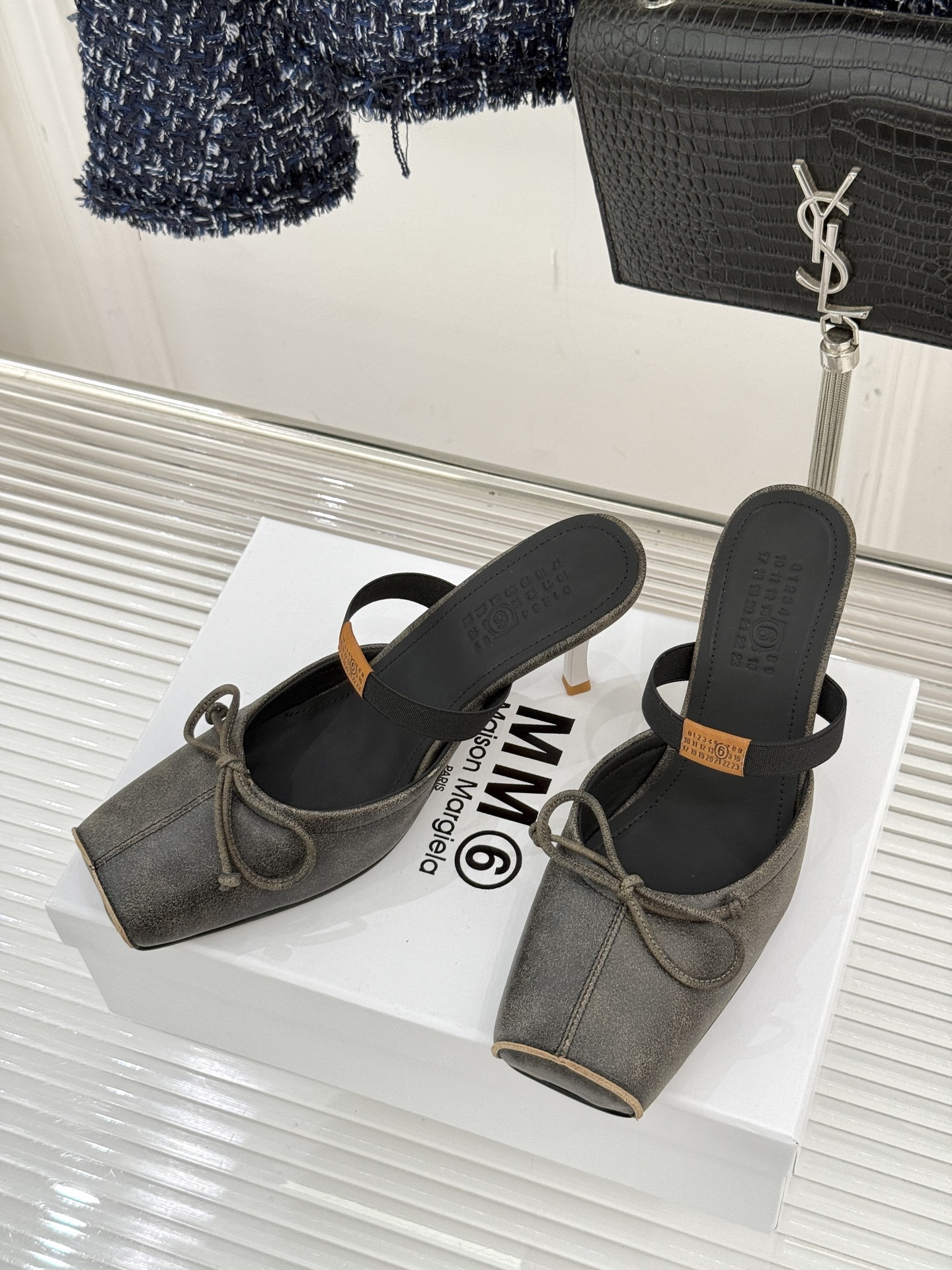 MaisonMargiela｜MM6马吉拉方头蝴蝶结凉拖芭蕾舞鞋当先锋解构主义邂逅夏日慵懒这双鞋为日常注