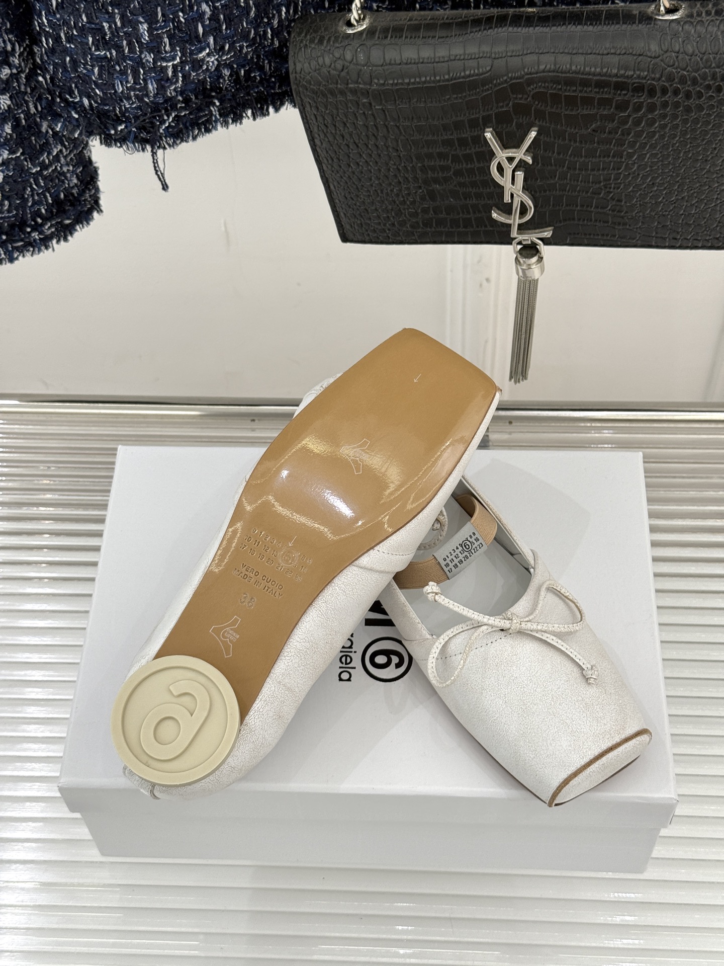 MaisonMargiela｜MM6马吉拉方头蝴蝶结凉拖芭蕾舞鞋当先锋解构主义邂逅夏日慵懒这双鞋为日常注