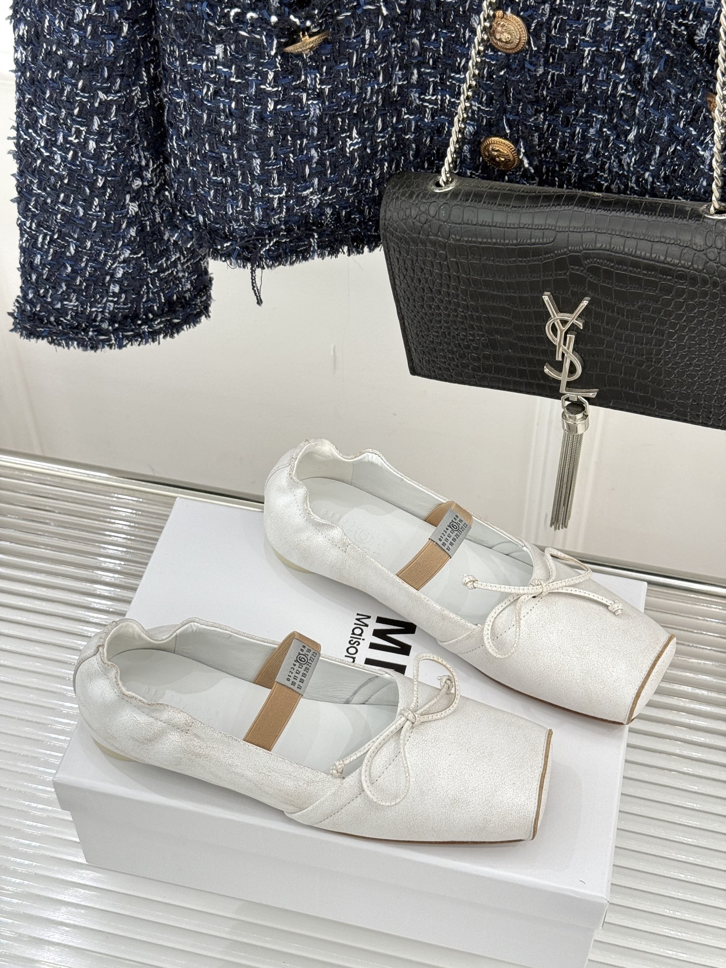 MaisonMargiela｜MM6马吉拉方头蝴蝶结凉拖芭蕾舞鞋当先锋解构主义邂逅夏日慵懒这双鞋为日常注