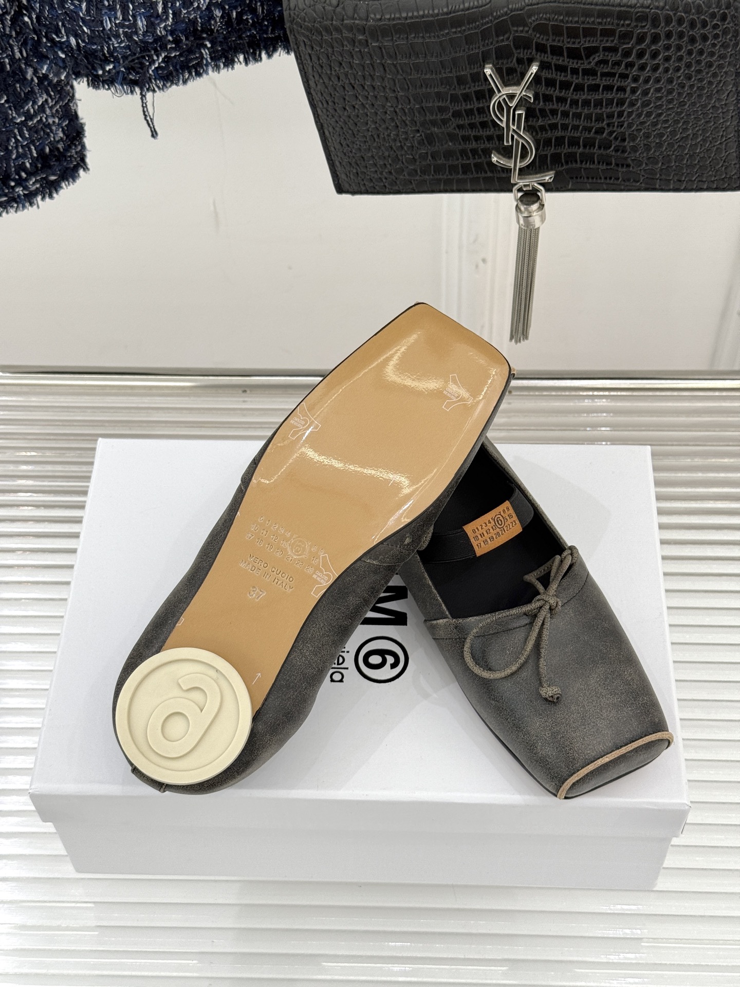 MaisonMargiela｜MM6马吉拉方头蝴蝶结凉拖芭蕾舞鞋当先锋解构主义邂逅夏日慵懒这双鞋为日常注