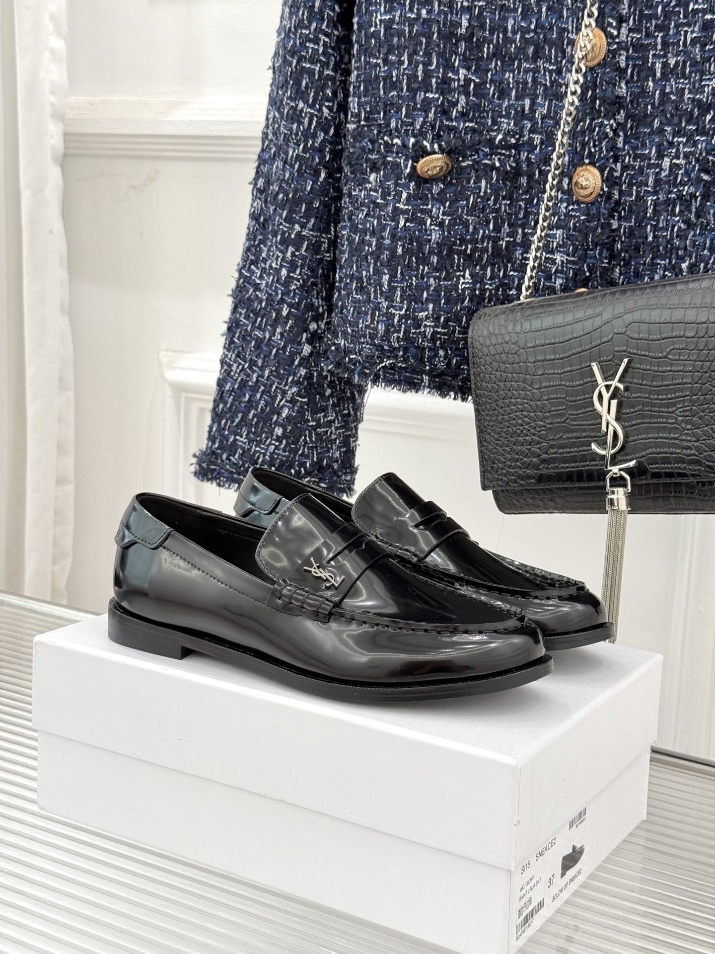 NO:682503,saint laurent loafers,loafers,saint laurent,loafers19860909圣罗兰乐福鞋,乐福鞋,saint laurent,loafers,Women's Shoes