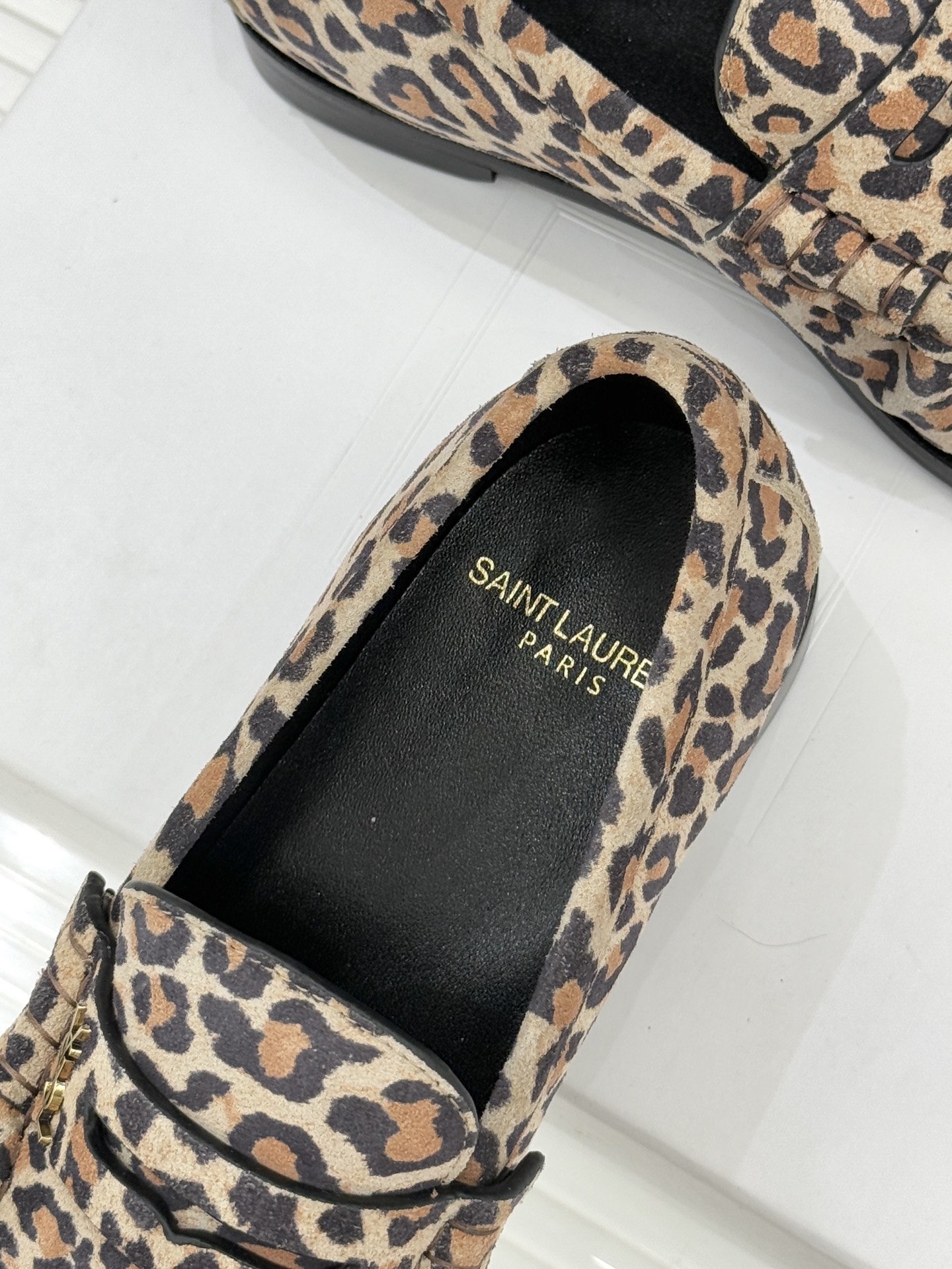 （配原版飞机盒）Saint Lauren*YSL圣罗兰25WF新品YSL小logo乐福鞋标志性的小log