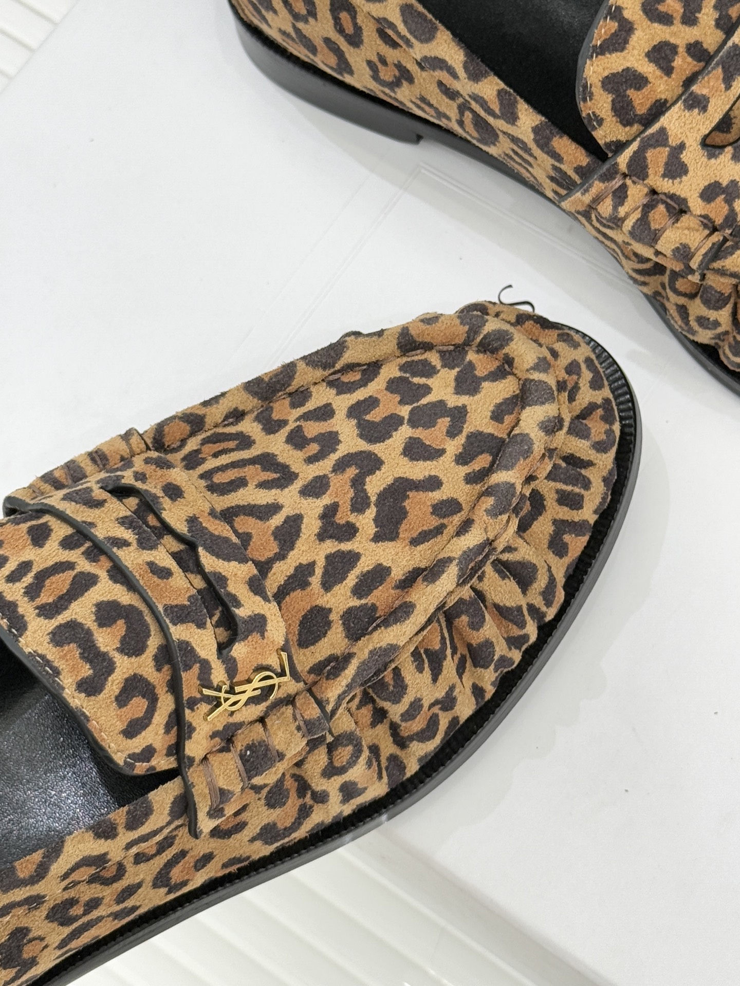 （配原版飞机盒）Saint Lauren*YSL圣罗兰25WF新品YSL小logo乐福鞋标志性的小log