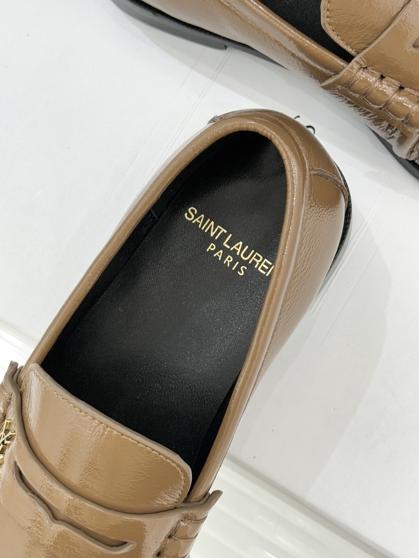 （配原版飞机盒）Saint Lauren*YSL圣罗兰25WF新品YSL小logo乐福鞋标志性的小log