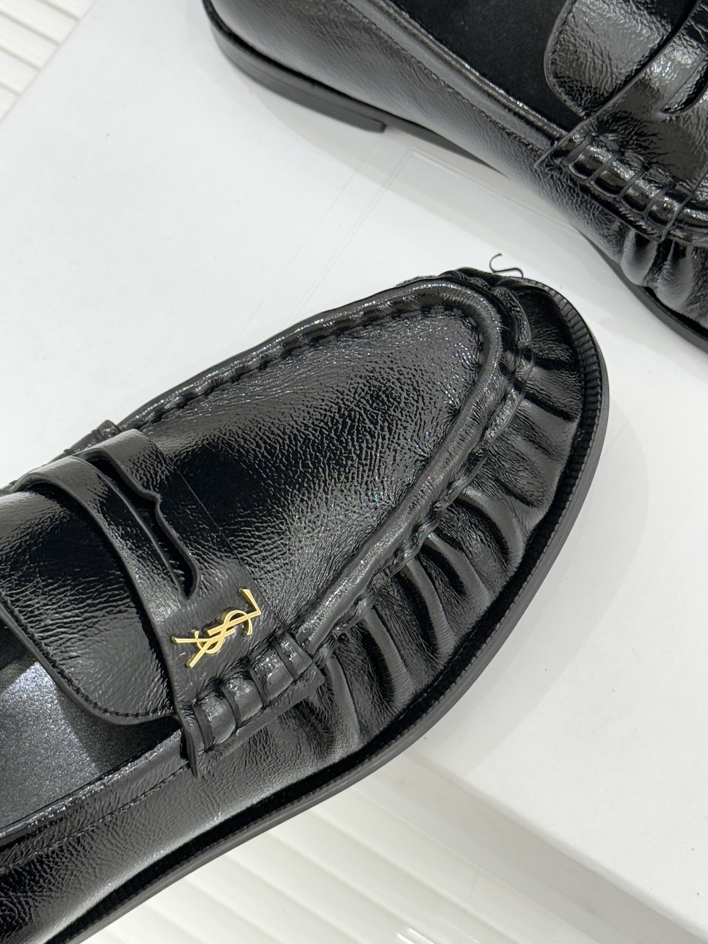 （配原版飞机盒）Saint Lauren*YSL圣罗兰25WF新品YSL小logo乐福鞋标志性的小log