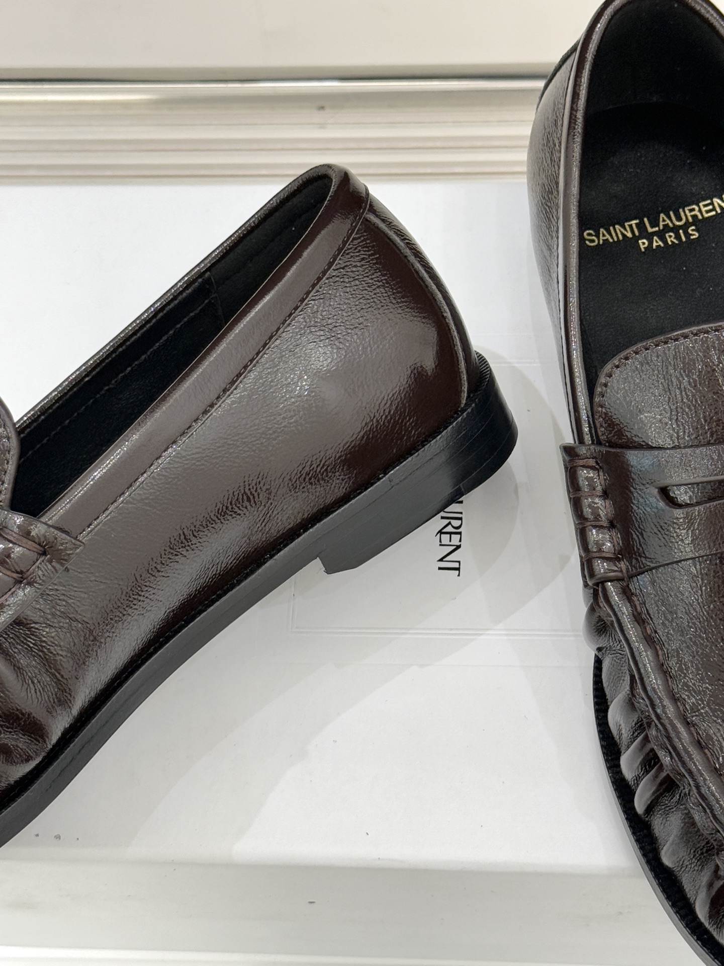 （配原版飞机盒）Saint Lauren*YSL圣罗兰25WF新品YSL小logo乐福鞋标志性的小log