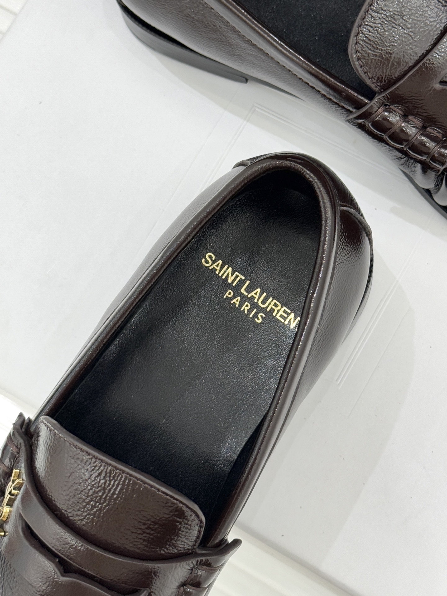 （配原版飞机盒）Saint Lauren*YSL圣罗兰25WF新品YSL小logo乐福鞋标志性的小log