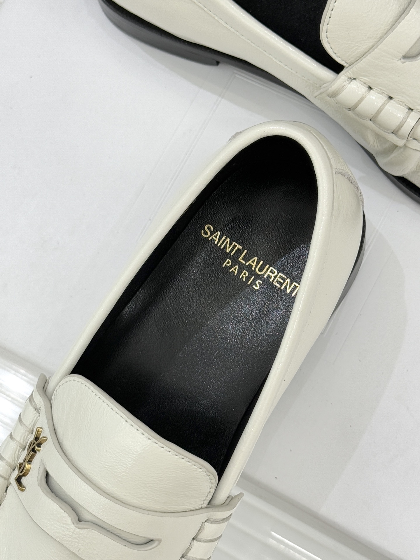 （配原版飞机盒）Saint Lauren*YSL圣罗兰25WF新品YSL小logo乐福鞋标志性的小log