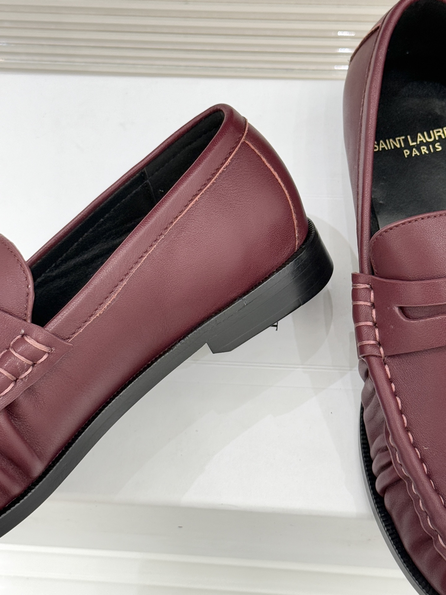 （配原版飞机盒）Saint Lauren*YSL圣罗兰25WF新品YSL小logo乐福鞋标志性的小log