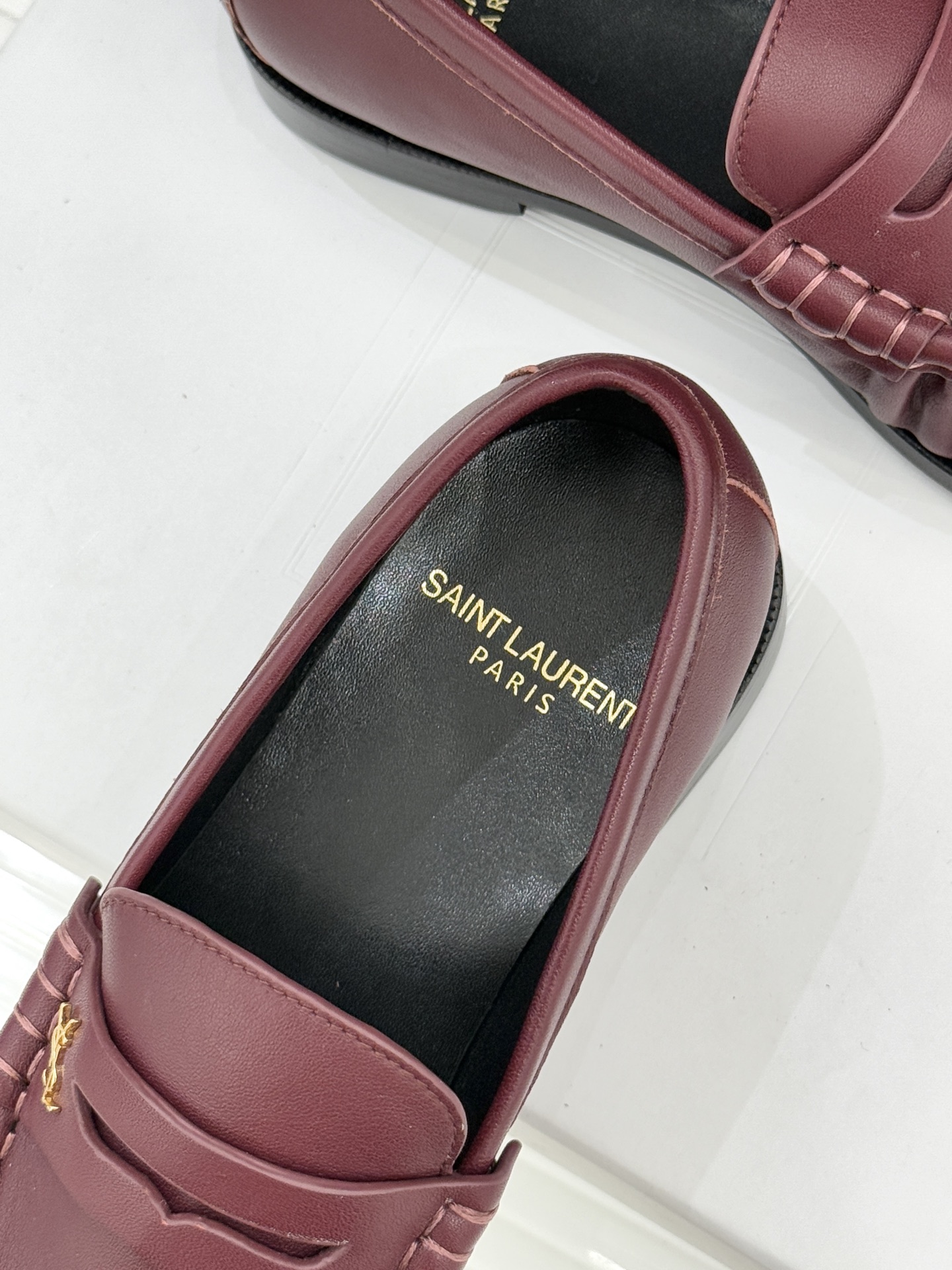 （配原版飞机盒）Saint Lauren*YSL圣罗兰25WF新品YSL小logo乐福鞋标志性的小log