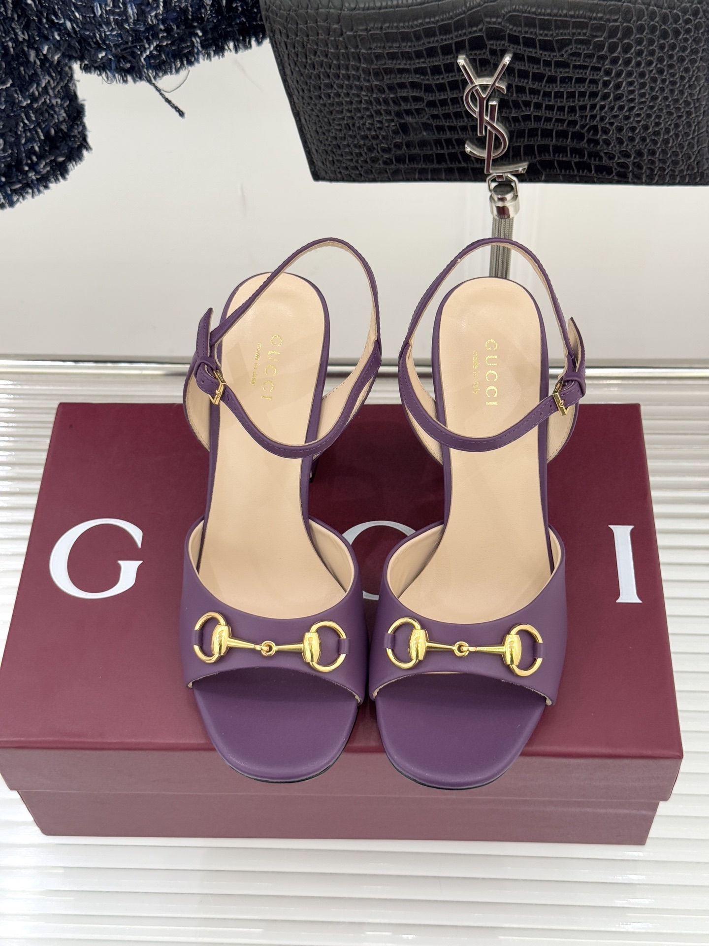 Gucci/古驰26WF新品马衔扣鱼嘴粗跟凉鞋G家2026春夏系列焕新经典它以意式松弛美学点亮夏日造型。