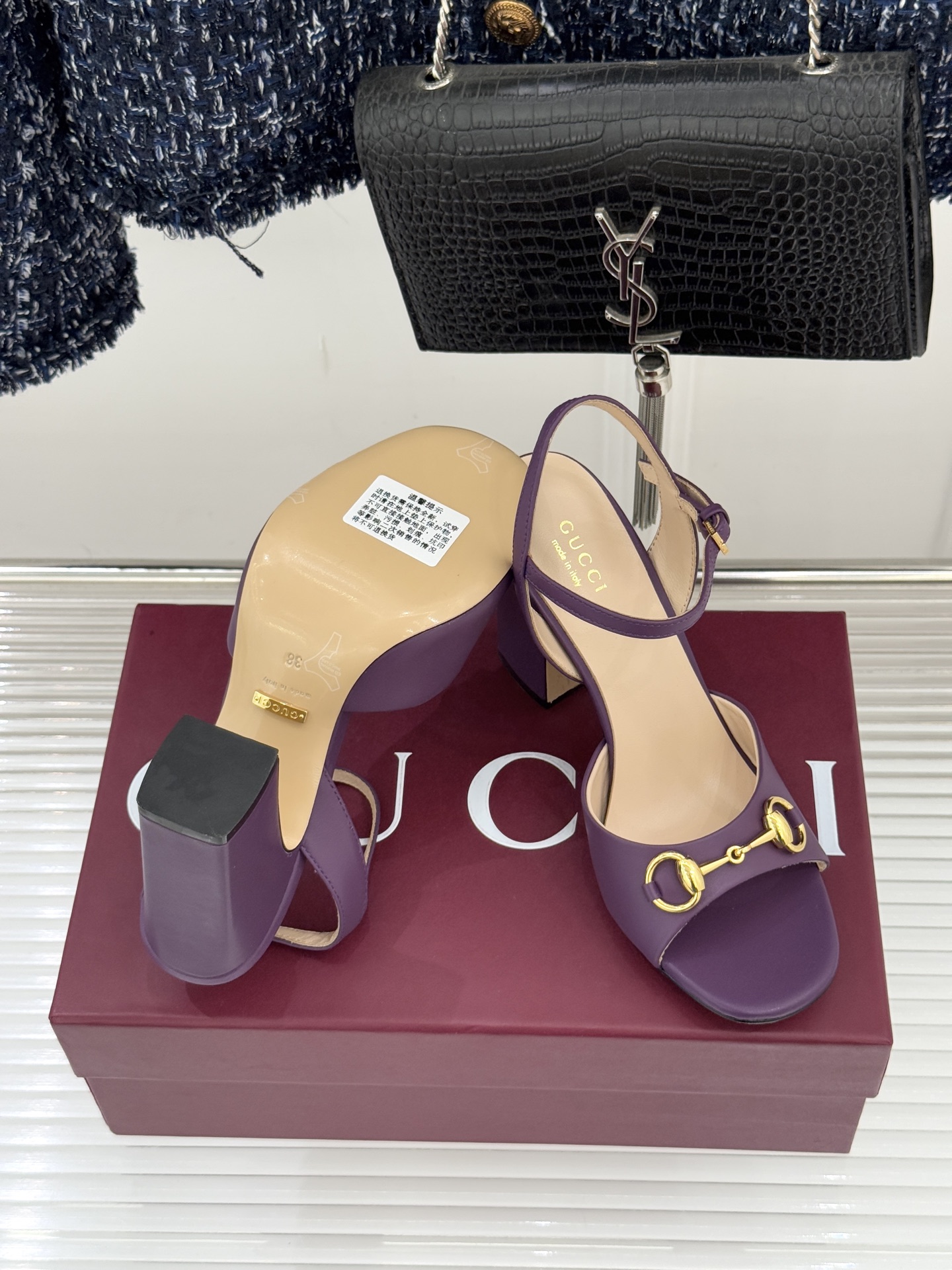 Gucci/古驰26WF新品马衔扣鱼嘴粗跟凉鞋G家2026春夏系列焕新经典它以意式松弛美学点亮夏日造型。