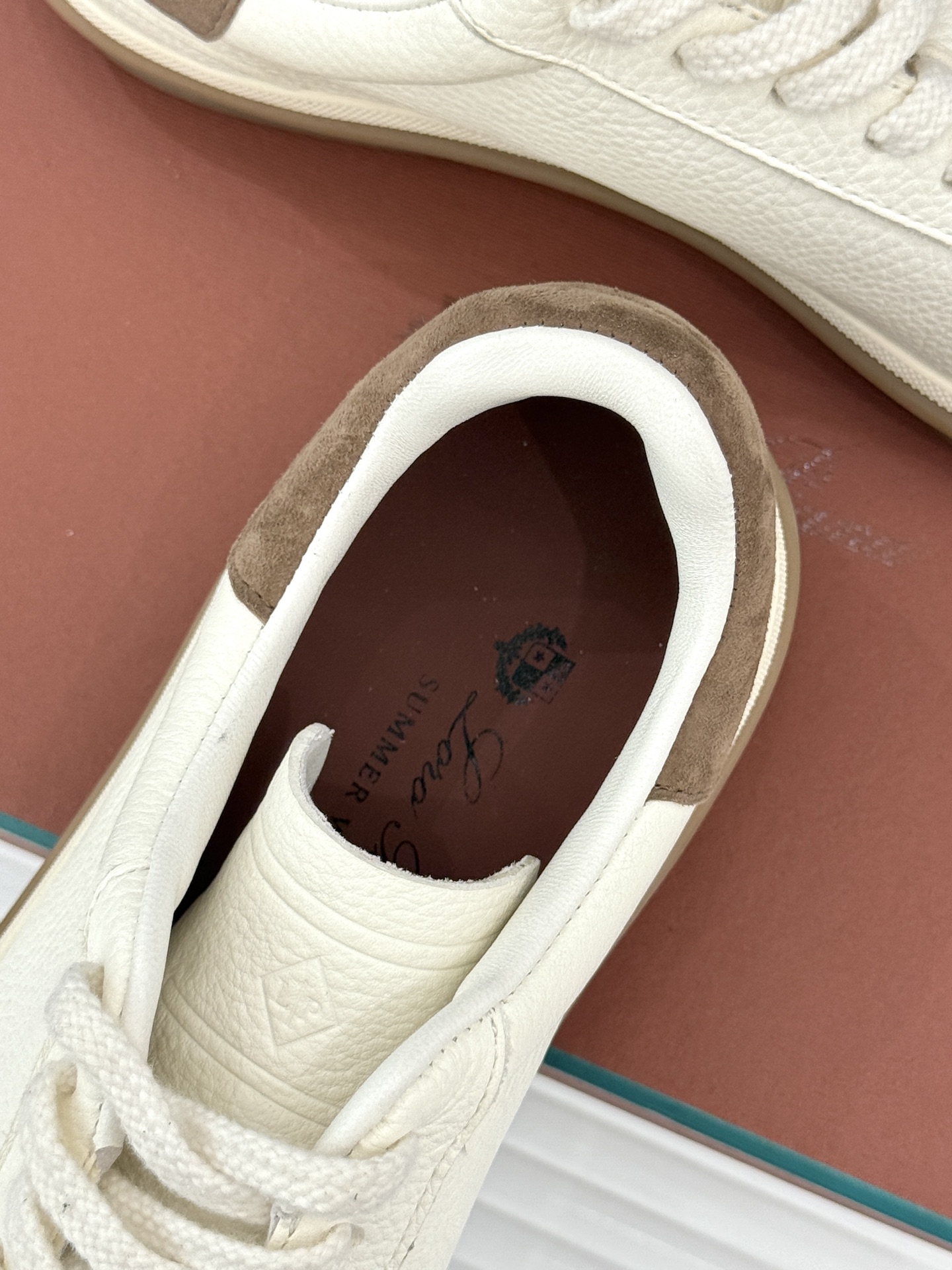 （配原版飞机盒）Loro Piana/LP Tennis Walk情侣款经典复古休闲德训鞋很松弛的老钱风