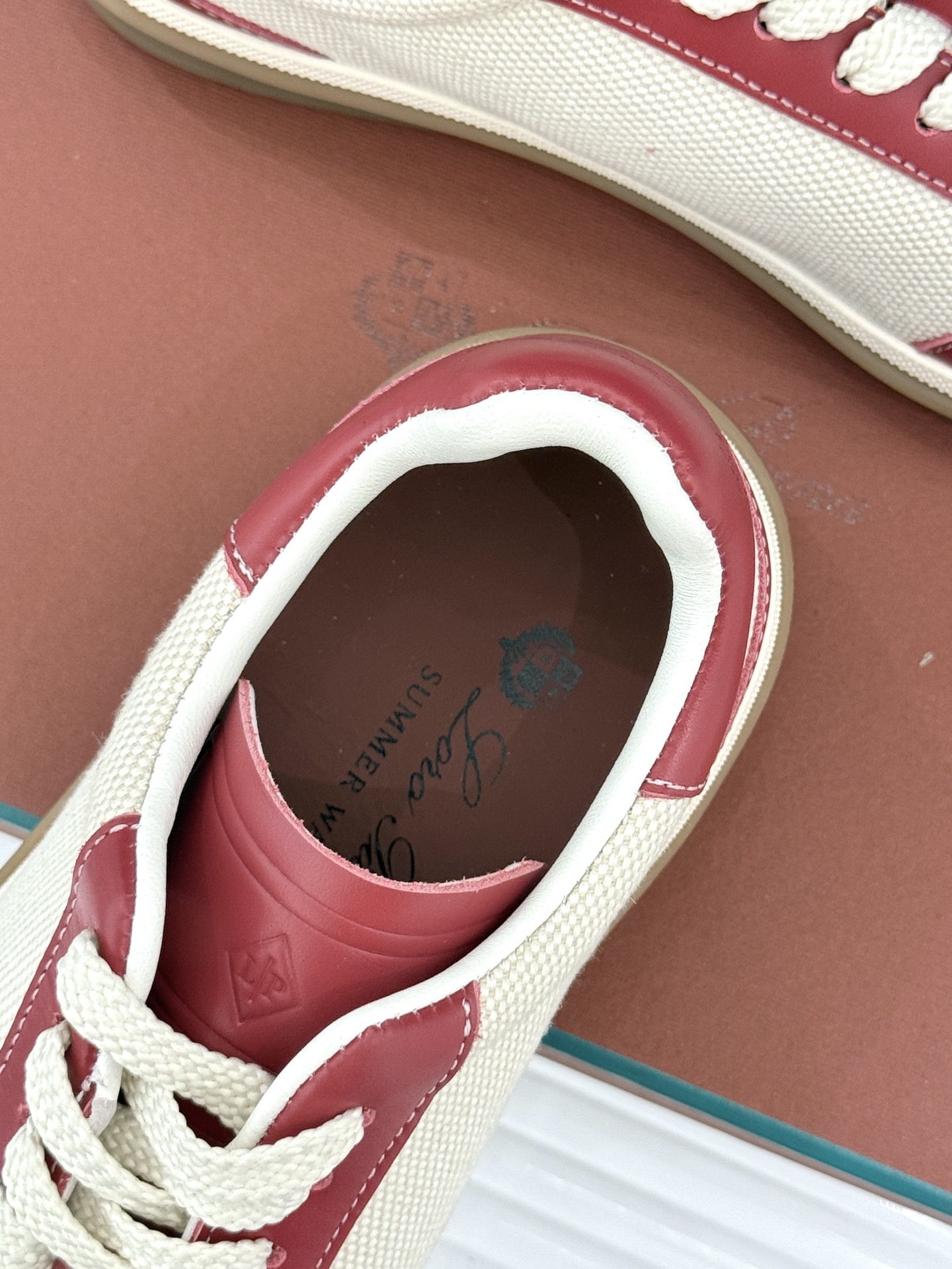 （配原版飞机盒）Loro Piana/LP Tennis Walk情侣款经典复古休闲德训鞋很松弛的老钱风