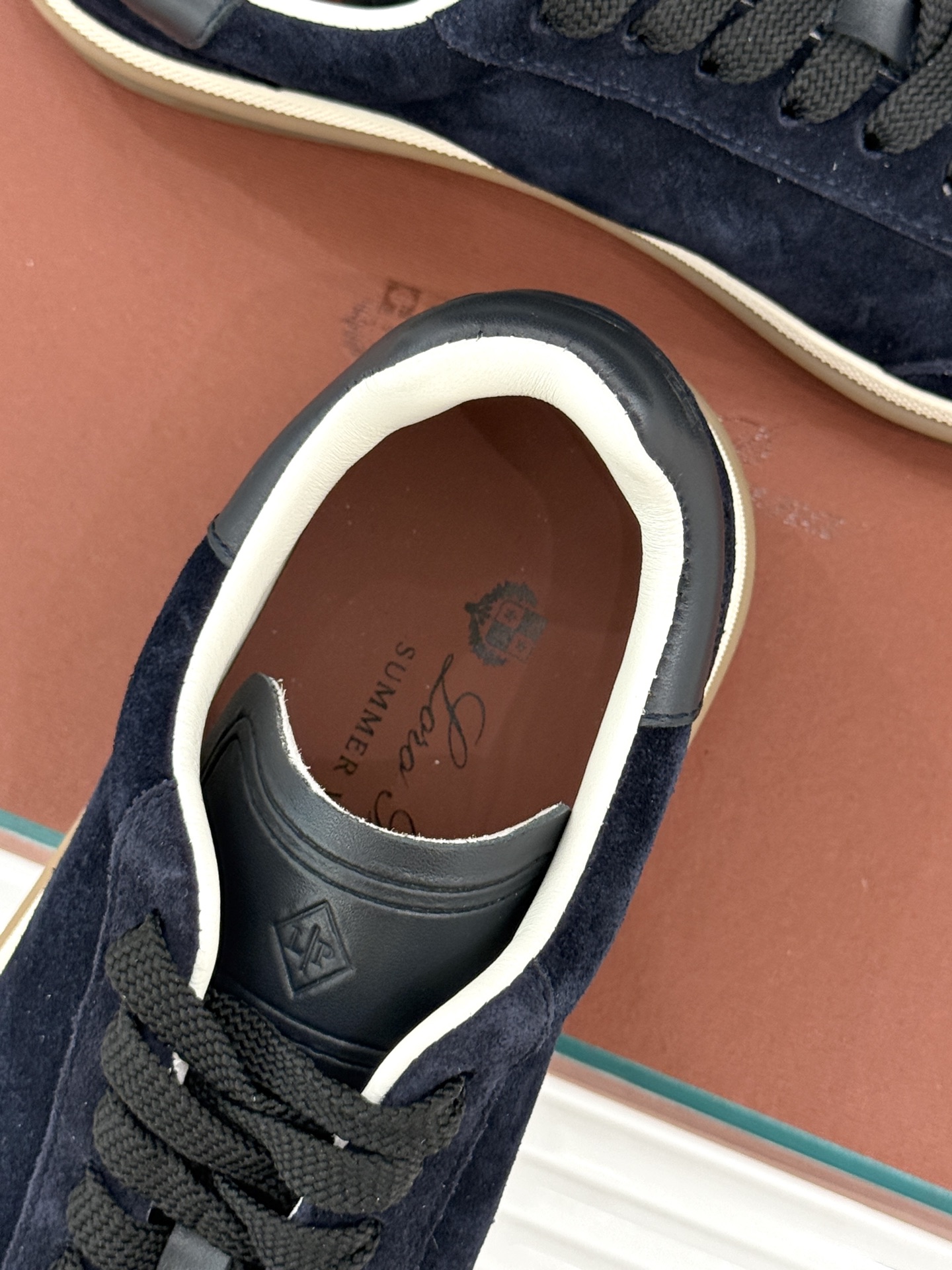 （配原版飞机盒）Loro Piana/LP Tennis Walk情侣款经典复古休闲德训鞋很松弛的老钱风