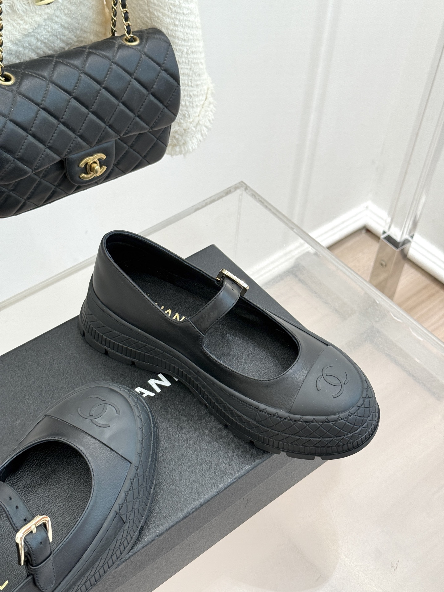 CHANE*｜小香26P双C厚底松糕玛丽珍鞋将复古玛丽珍与摩登松糕底精妙融合重塑法式优雅新范式 高级感满