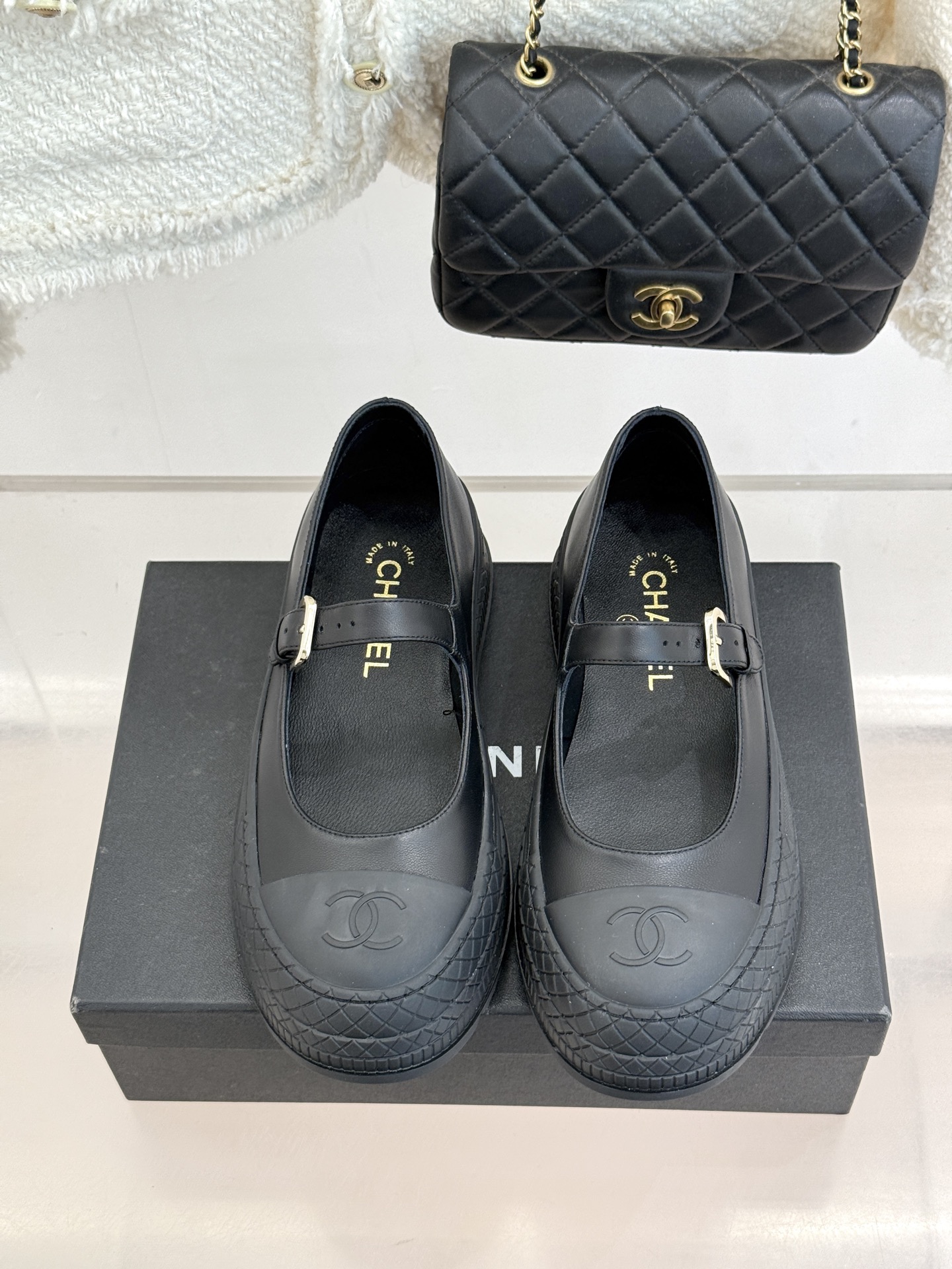 CHANE*｜小香26P双C厚底松糕玛丽珍鞋将复古玛丽珍与摩登松糕底精妙融合重塑法式优雅新范式 高级感满