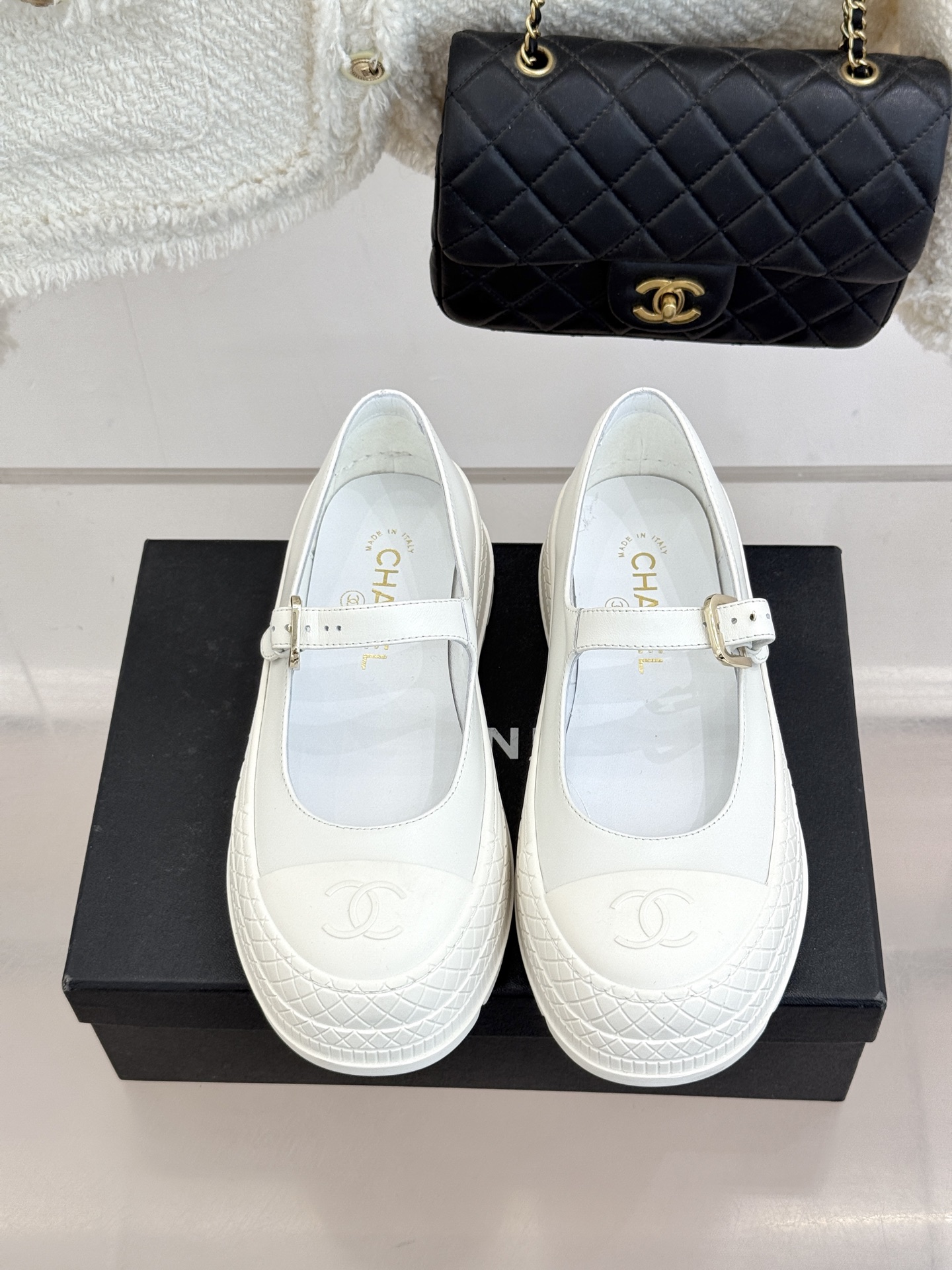 CHANE*｜小香26P双C厚底松糕玛丽珍鞋将复古玛丽珍与摩登松糕底精妙融合重塑法式优雅新范式 高级感满