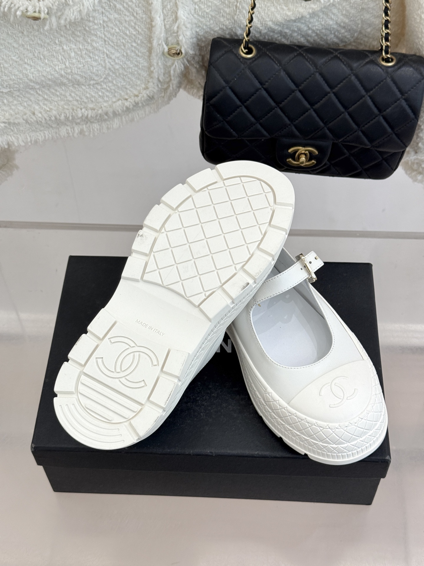 CHANE*｜小香26P双C厚底松糕玛丽珍鞋将复古玛丽珍与摩登松糕底精妙融合重塑法式优雅新范式 高级感满