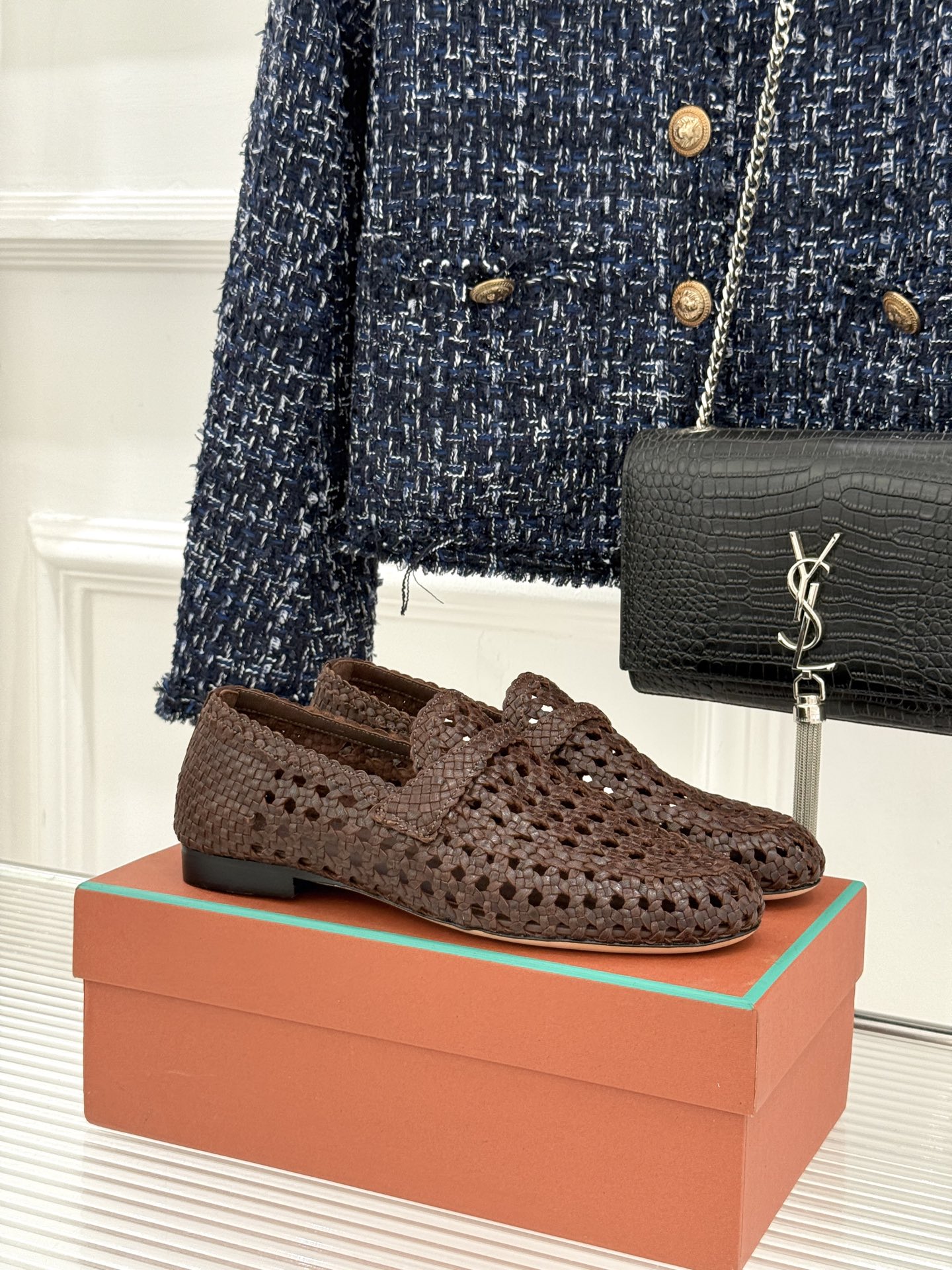 Loro Piana/LP🌾26WF编织乐福鞋单鞋今年最火的Loro Piana编织鞋谁还没拥有我是真的