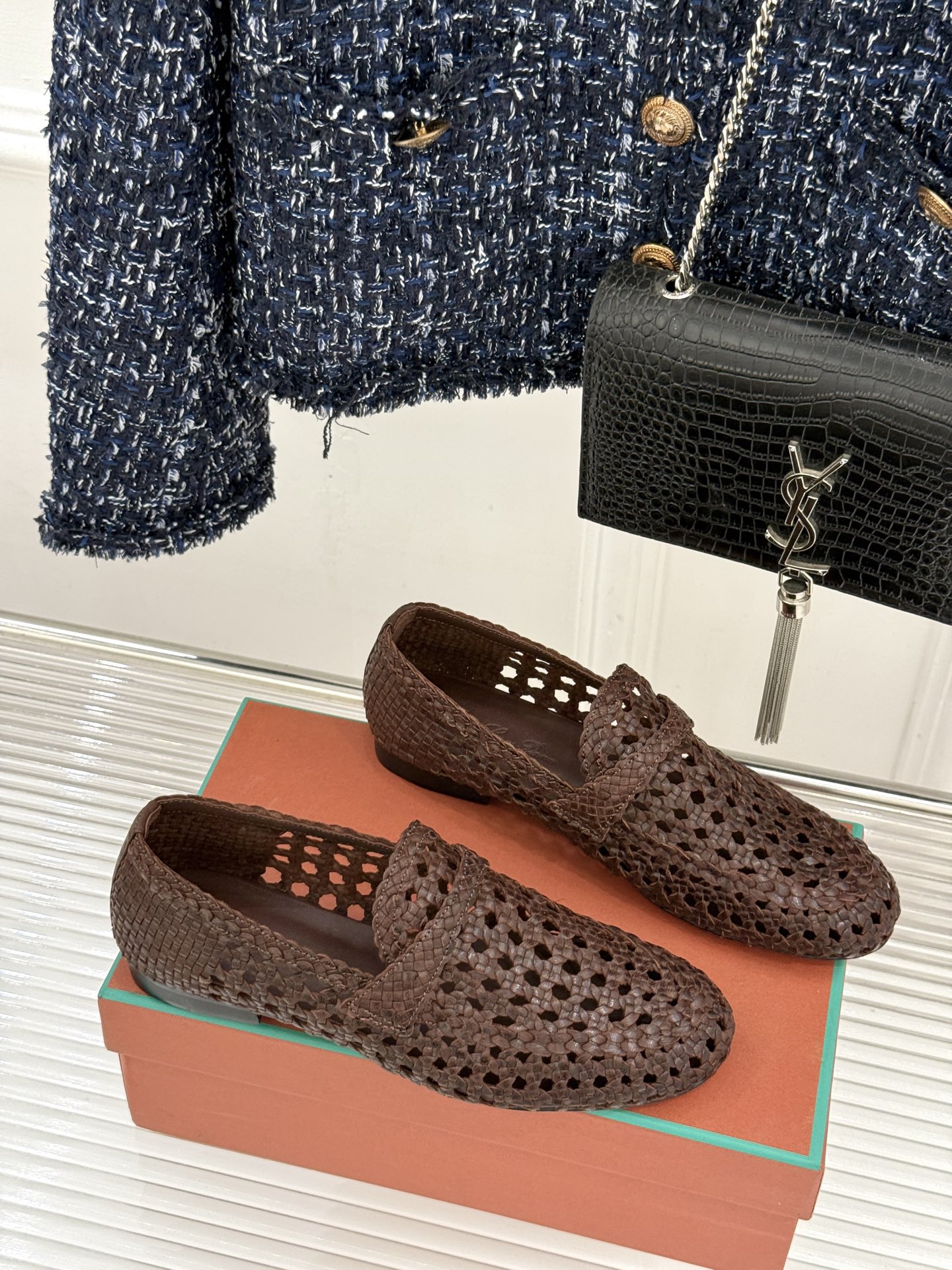 Loro Piana/LP🌾26WF编织乐福鞋单鞋今年最火的Loro Piana编织鞋谁还没拥有我是真的