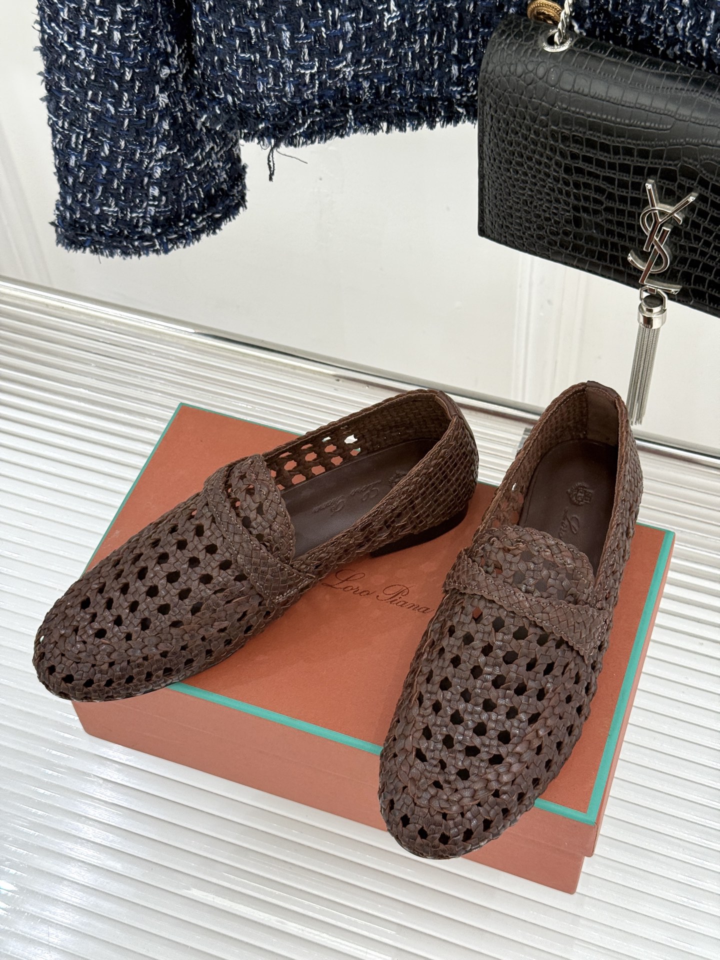 Loro Piana/LP🌾26WF编织乐福鞋单鞋今年最火的Loro Piana编织鞋谁还没拥有我是真的