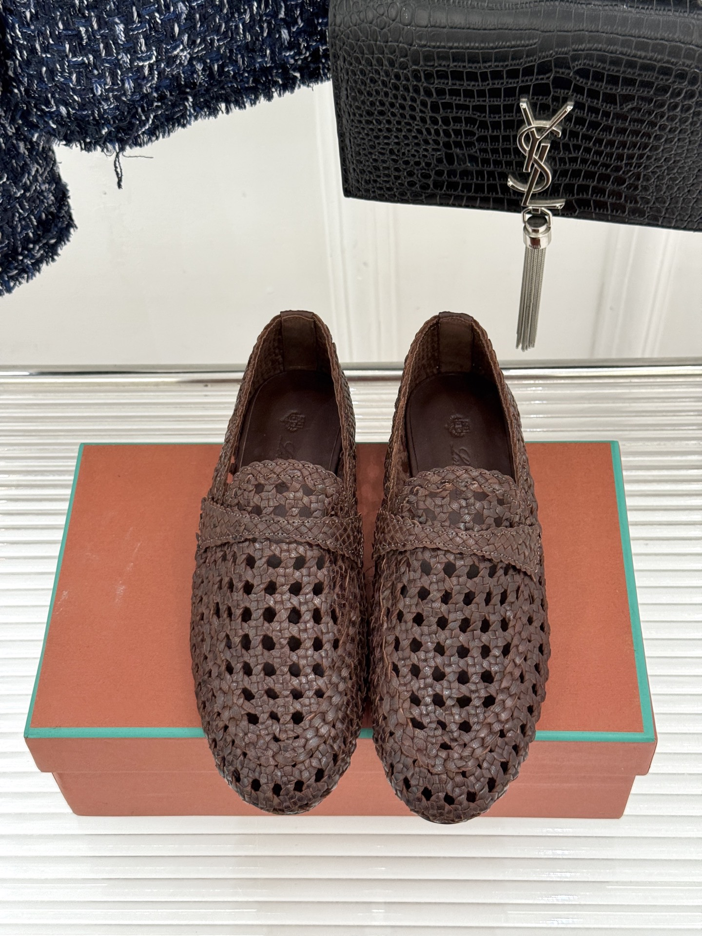 Loro Piana/LP🌾26WF编织乐福鞋单鞋今年最火的Loro Piana编织鞋谁还没拥有我是真的