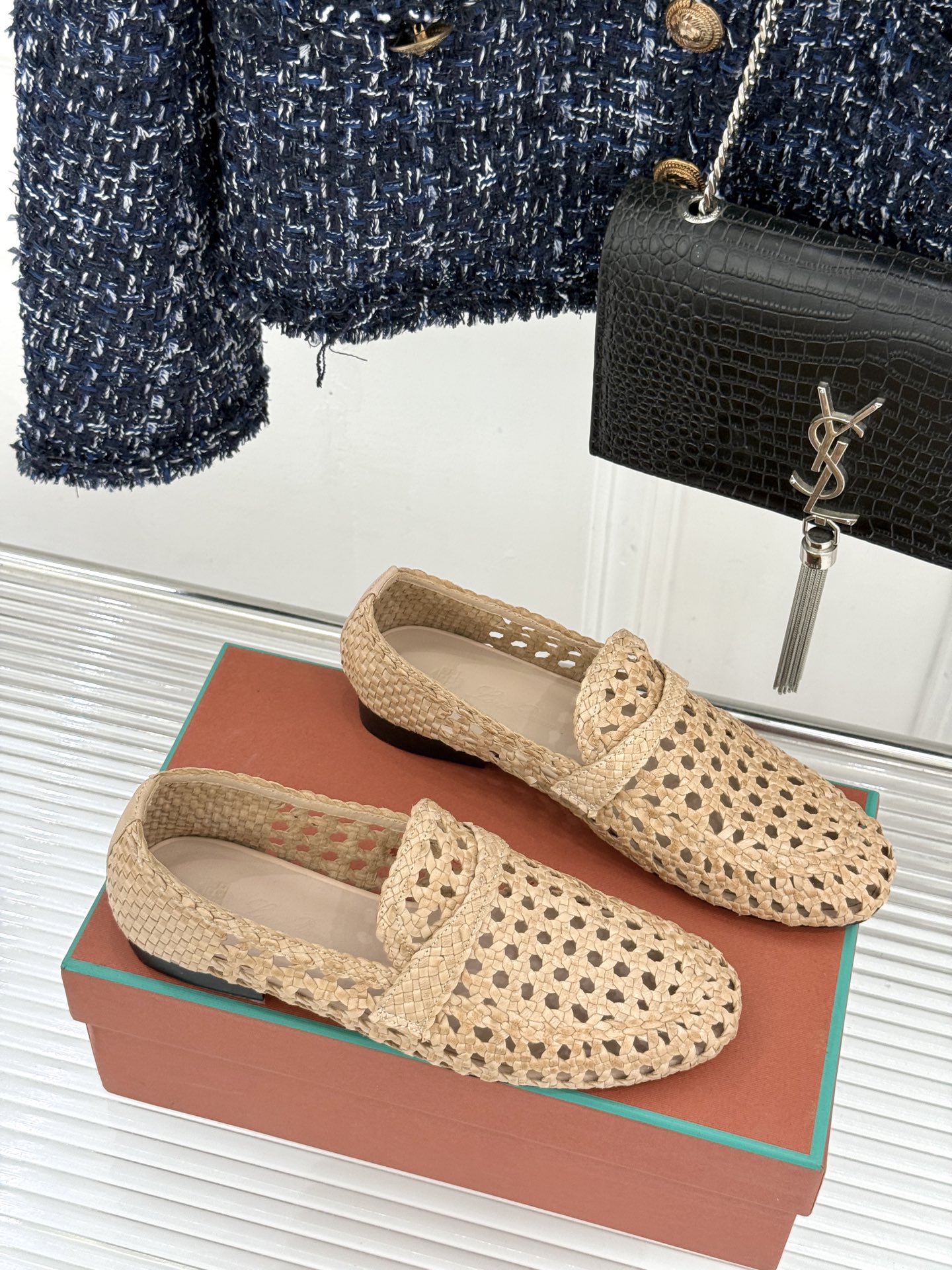 Loro Piana/LP🌾26WF编织乐福鞋单鞋今年最火的Loro Piana编织鞋谁还没拥有我是真的
