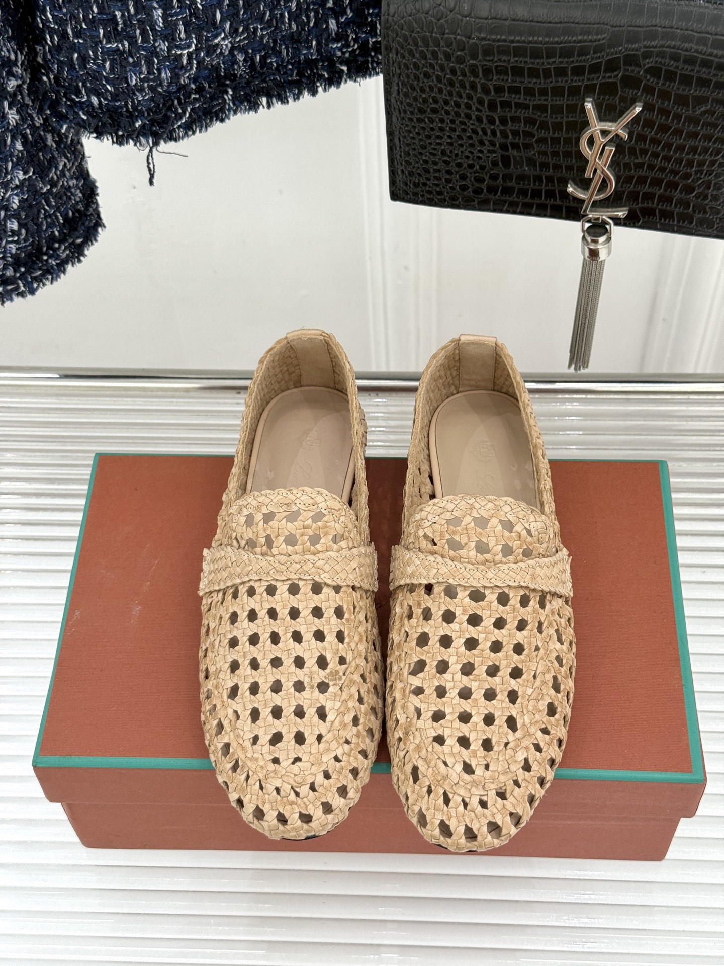 Loro Piana/LP🌾26WF编织乐福鞋单鞋今年最火的Loro Piana编织鞋谁还没拥有我是真的