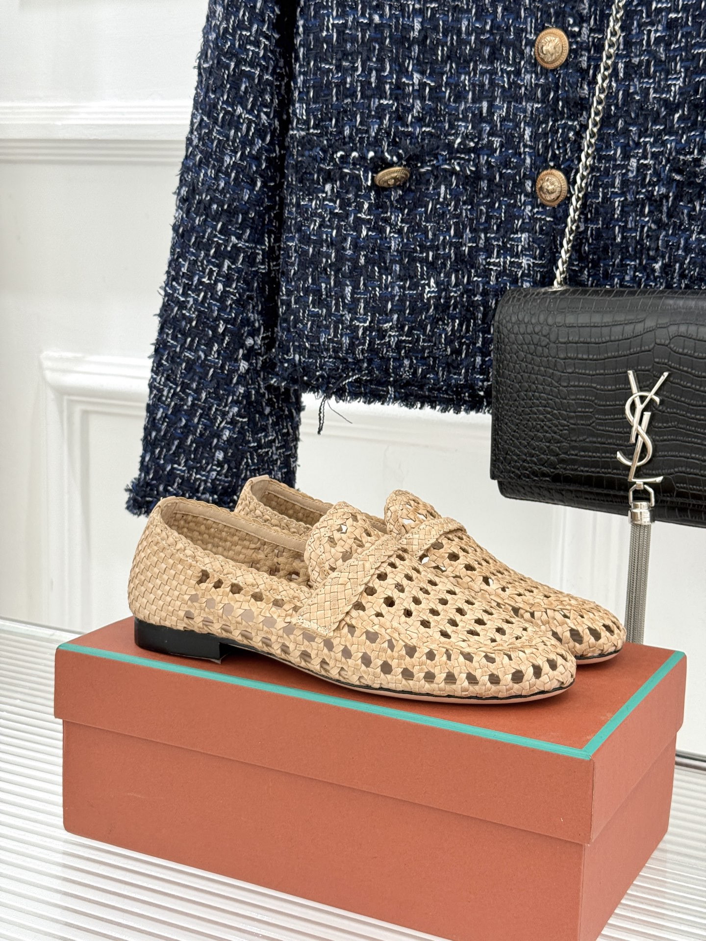 Loro Piana/LP🌾26WF编织乐福鞋单鞋今年最火的Loro Piana编织鞋谁还没拥有我是真的