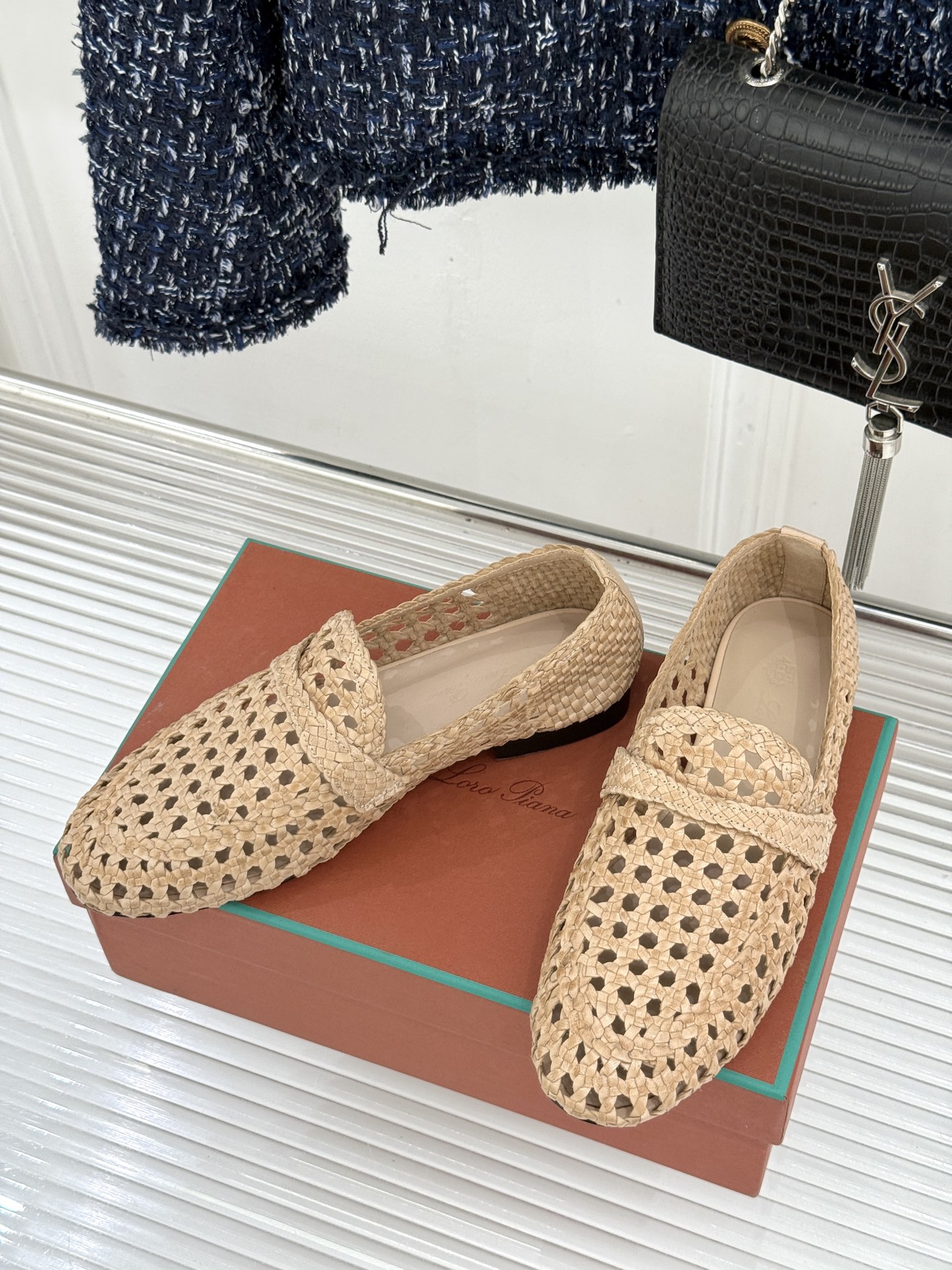 Loro Piana/LP🌾26WF编织乐福鞋单鞋今年最火的Loro Piana编织鞋谁还没拥有我是真的