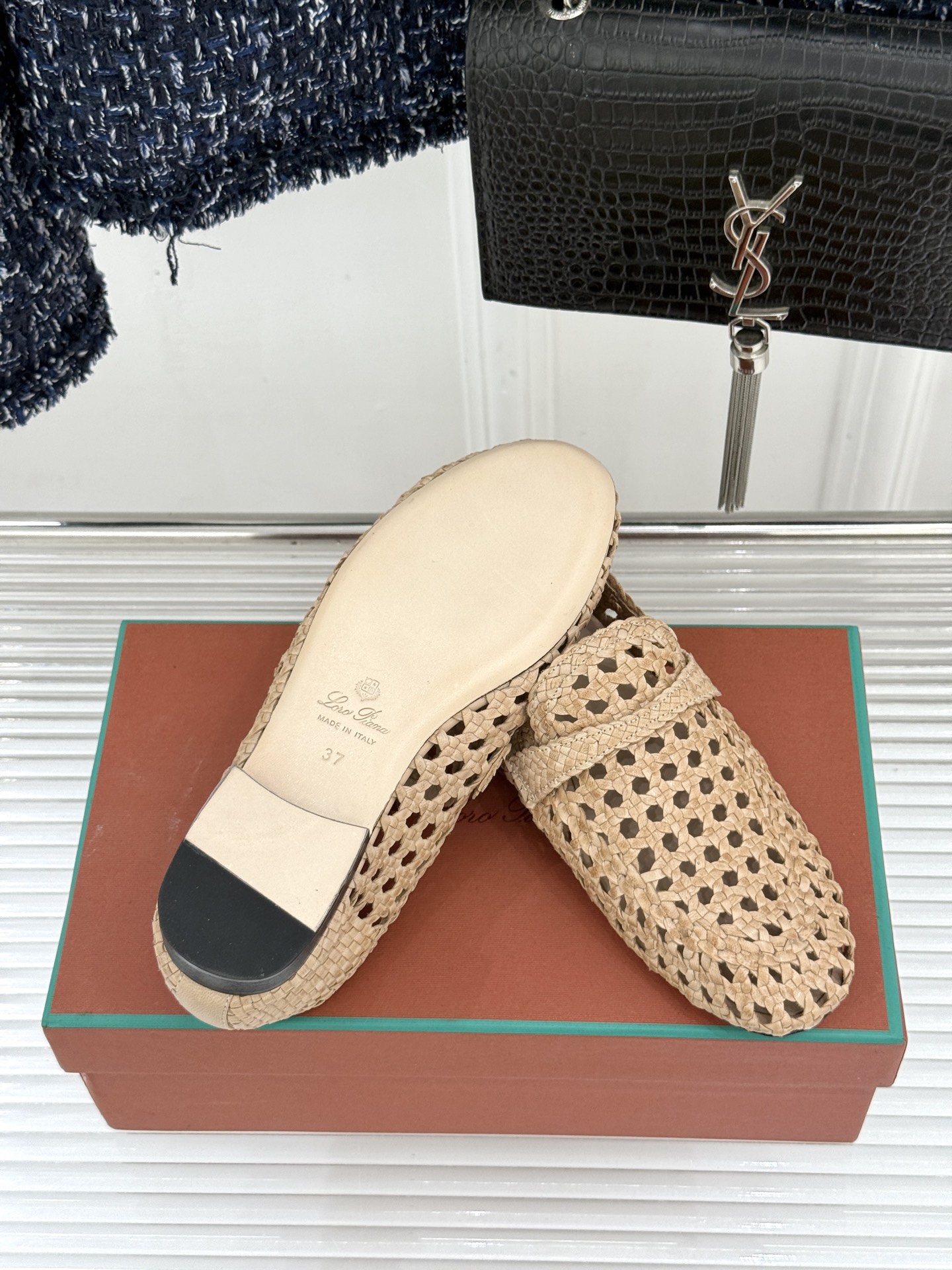 Loro Piana/LP🌾26WF编织乐福鞋单鞋今年最火的Loro Piana编织鞋谁还没拥有我是真的