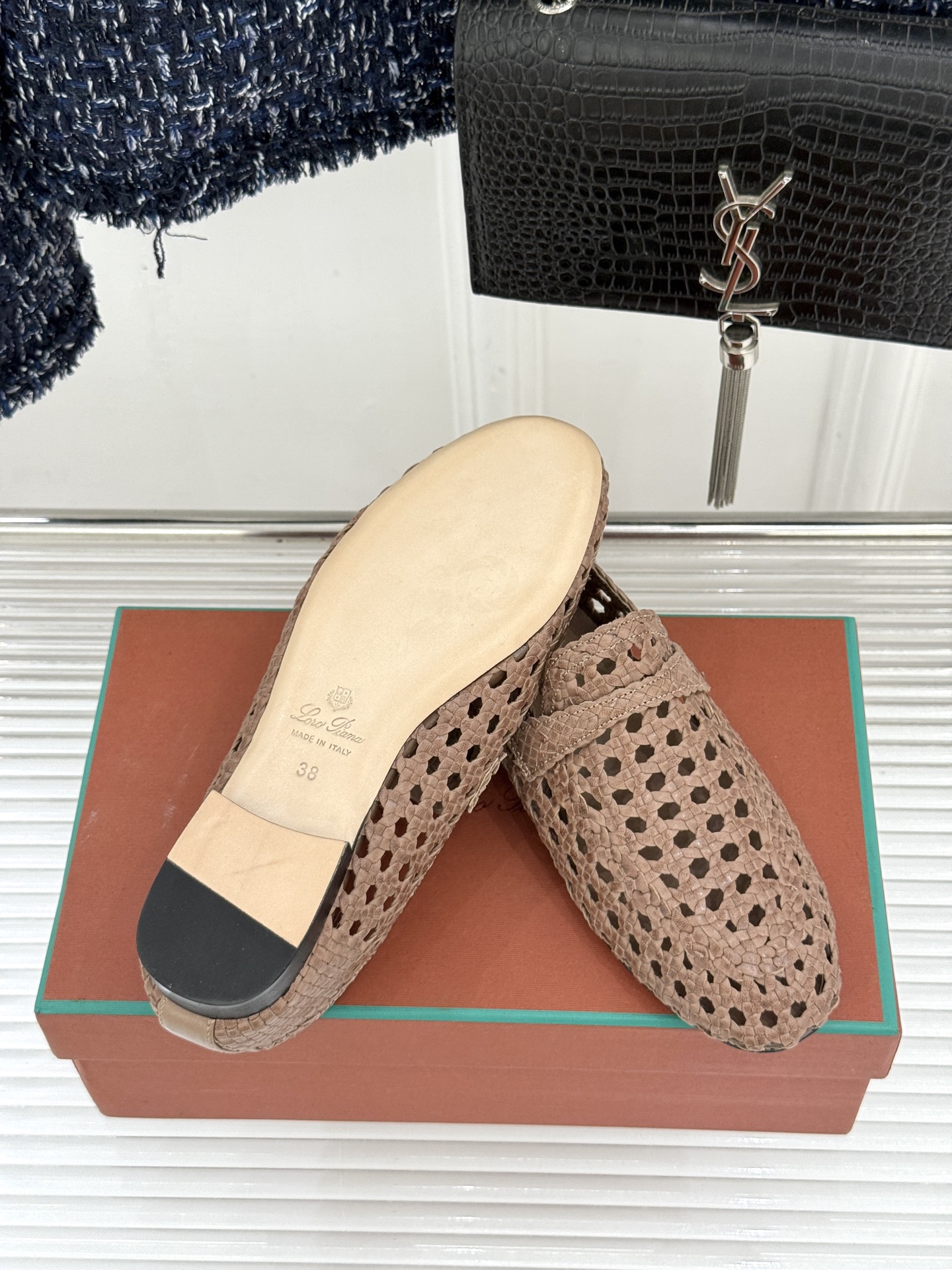 Loro Piana/LP🌾26WF编织乐福鞋单鞋今年最火的Loro Piana编织鞋谁还没拥有我是真的