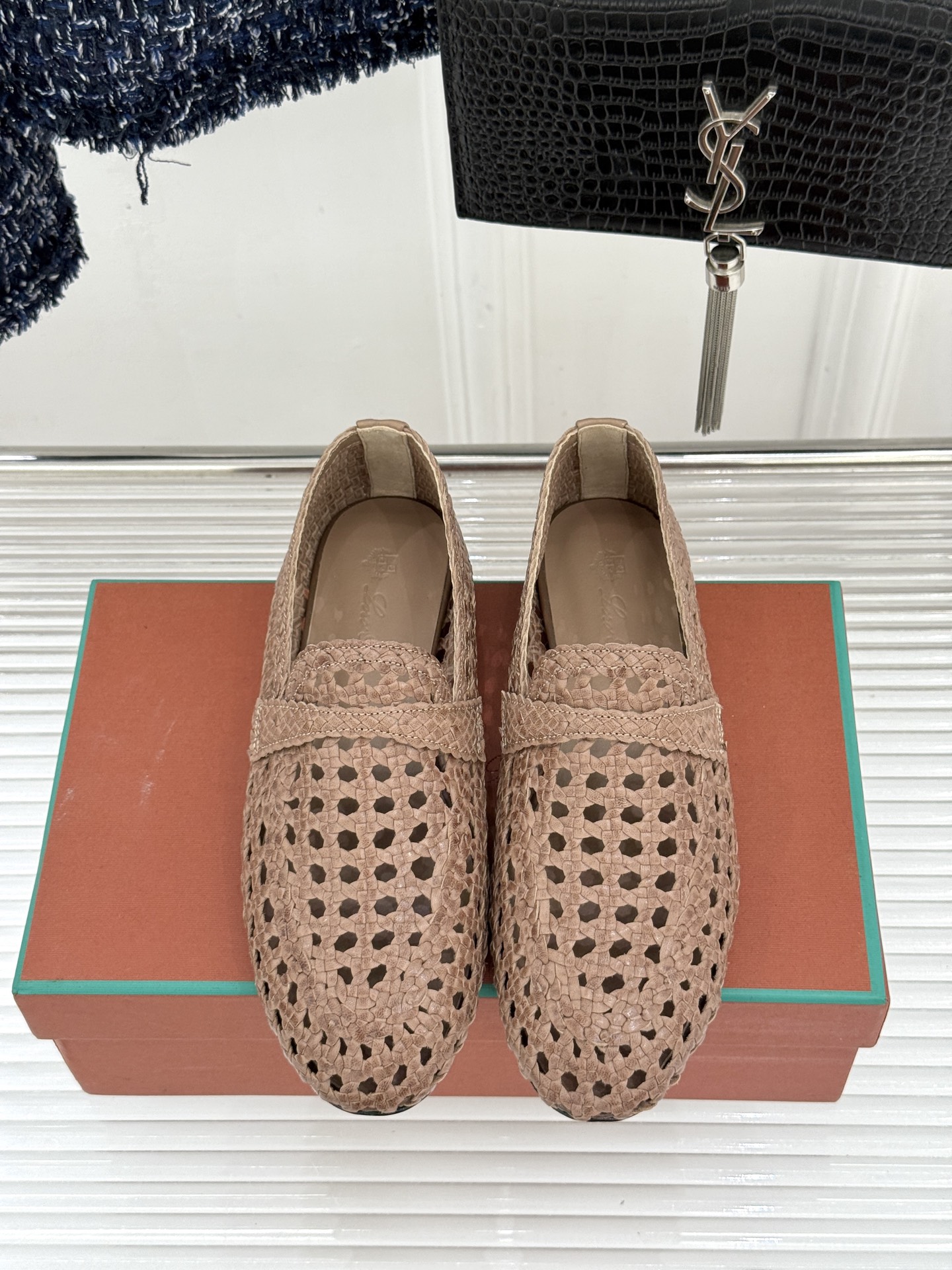 Loro Piana/LP🌾26WF编织乐福鞋单鞋今年最火的Loro Piana编织鞋谁还没拥有我是真的