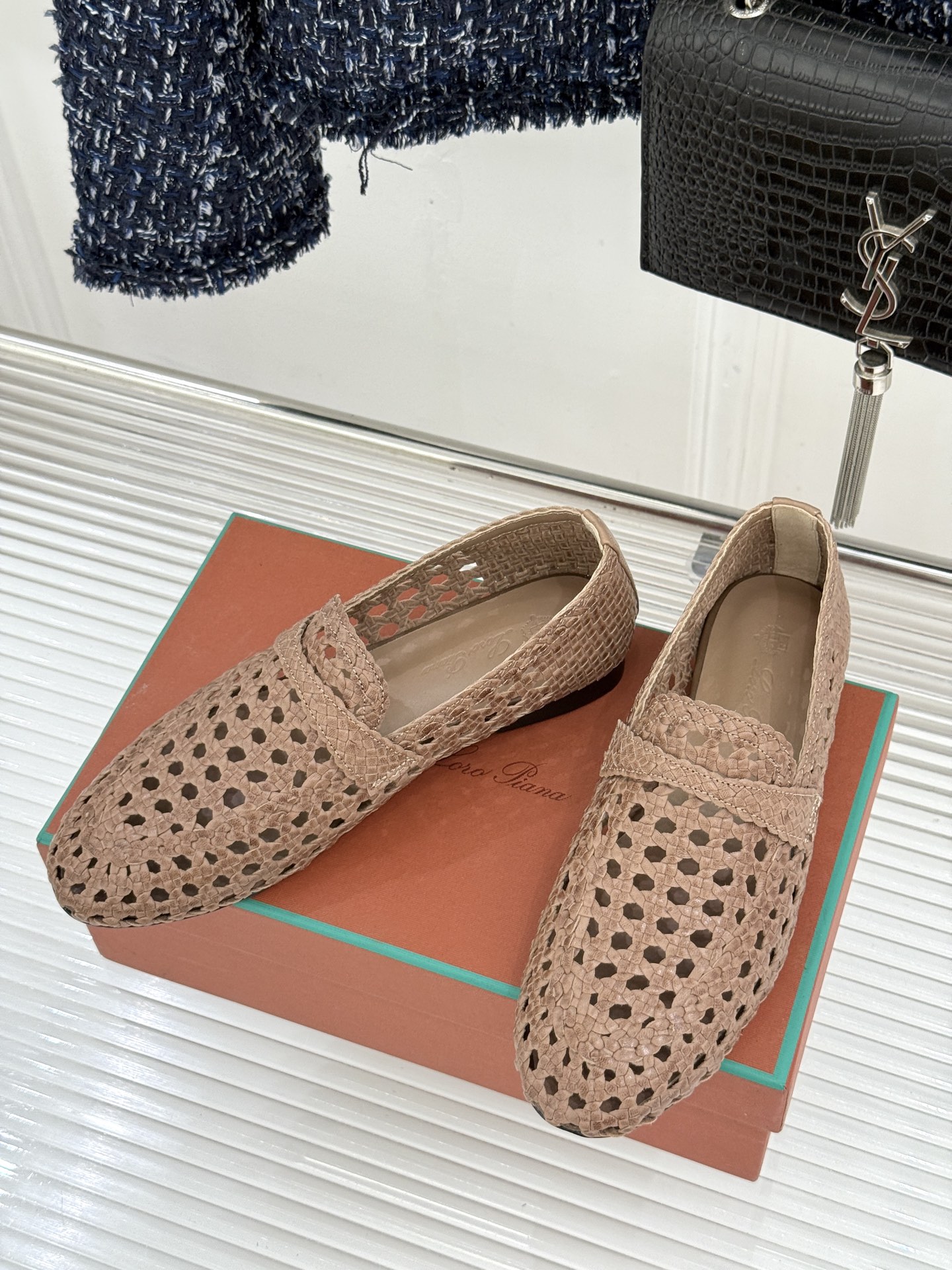 Loro Piana/LP🌾26WF编织乐福鞋单鞋今年最火的Loro Piana编织鞋谁还没拥有我是真的