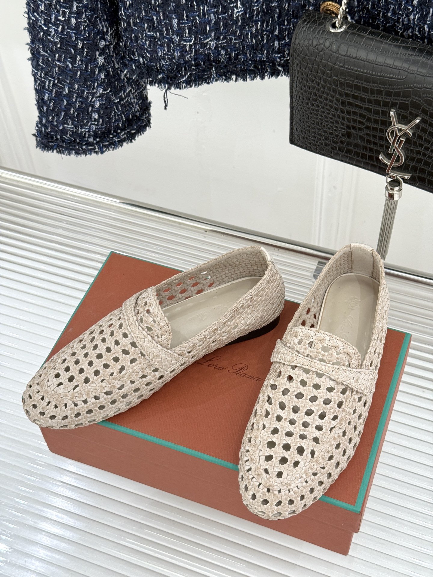 Loro Piana/LP🌾26WF编织乐福鞋单鞋今年最火的Loro Piana编织鞋谁还没拥有我是真的