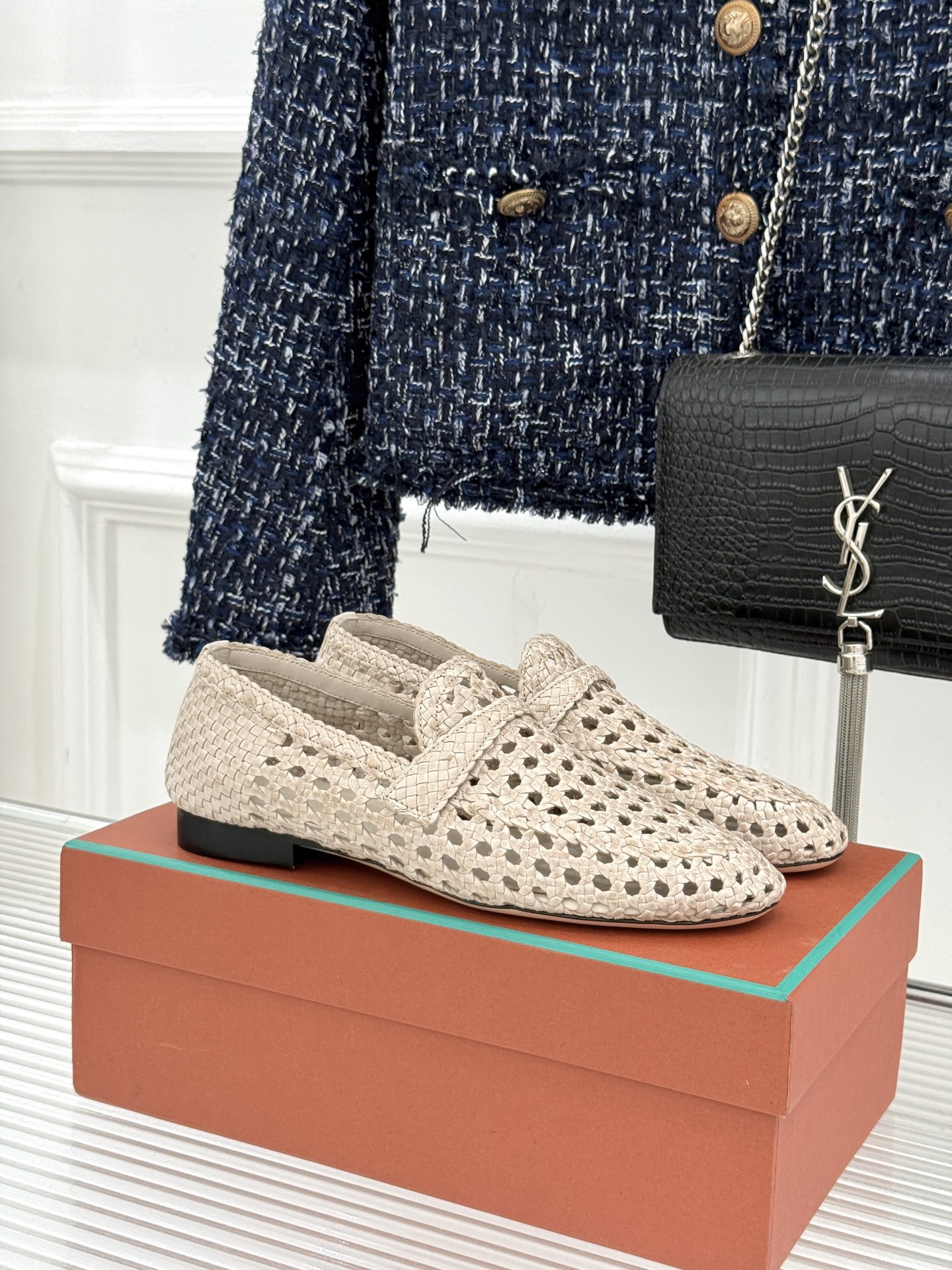 Loro Piana/LP🌾26WF编织乐福鞋单鞋今年最火的Loro Piana编织鞋谁还没拥有我是真的