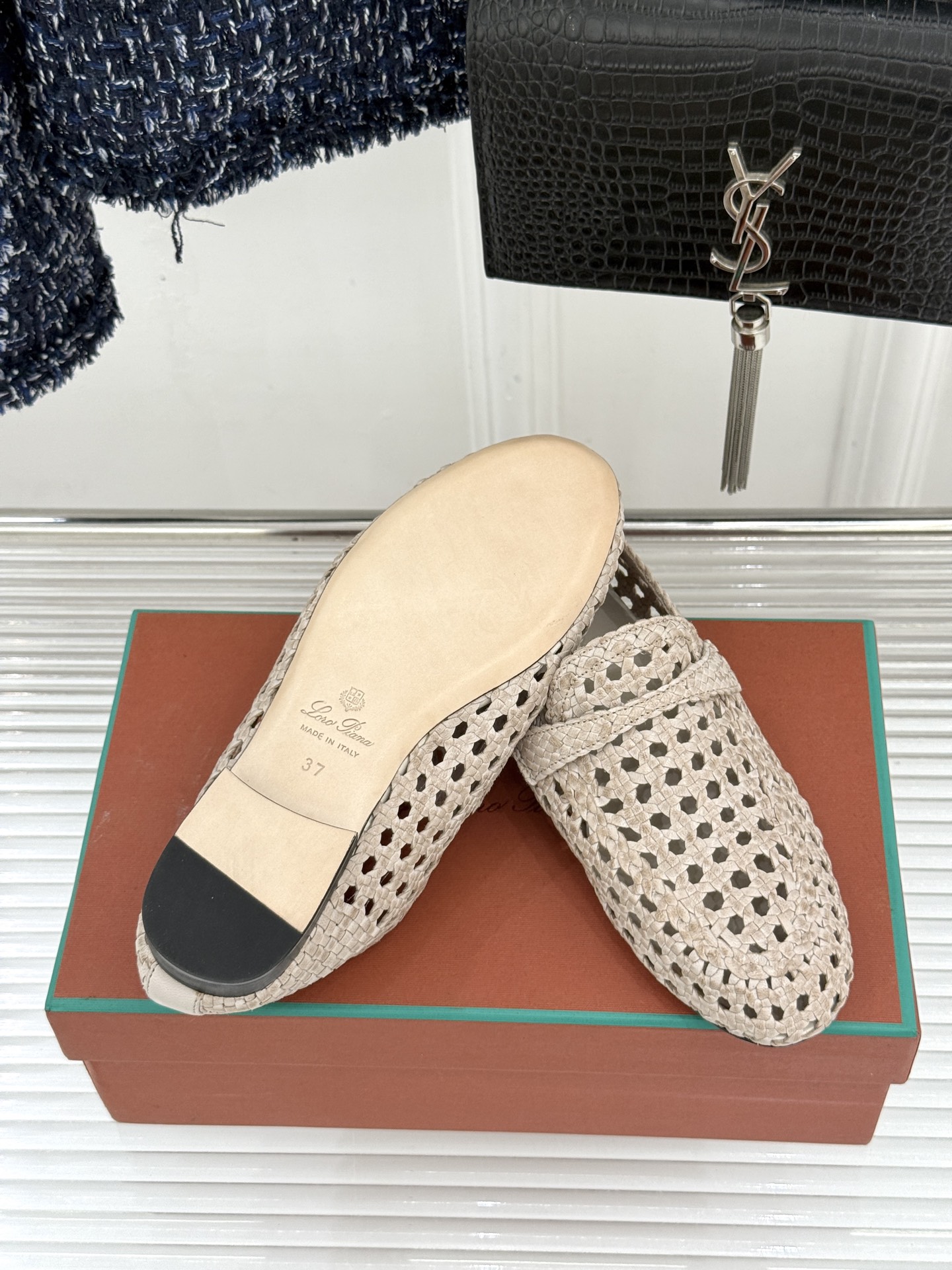 Loro Piana/LP🌾26WF编织乐福鞋单鞋今年最火的Loro Piana编织鞋谁还没拥有我是真的